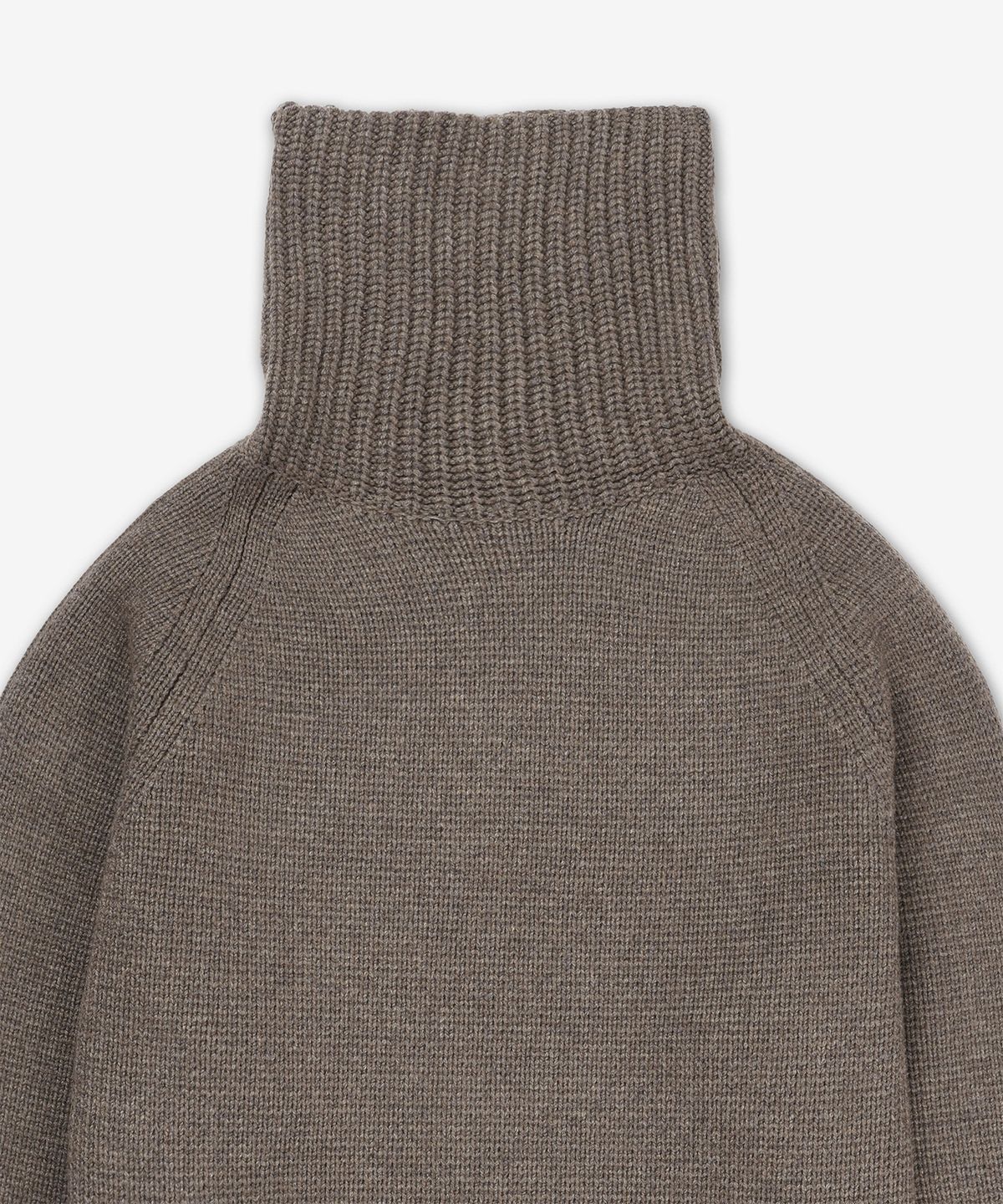 헬무트 랭(HELMUT LANG) 수트케이스 울 터틀넥 니트 - 토프 멜란지 / O06HM797t3e