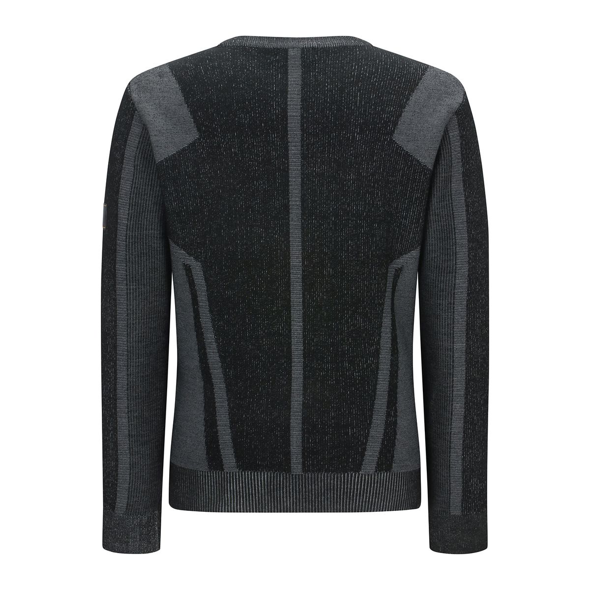 어뉴골프(ANEW GOLF) M PERFORMANCE STRIPE TEXTURED PULLOVER_BK