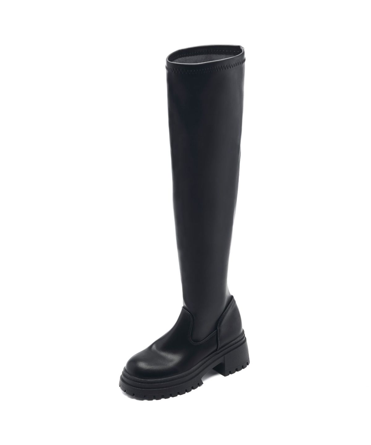 스퍼(SPUR) Slouchy Cy 플랫폼 하이 롱부츠 6cm -UA9057 (2color)