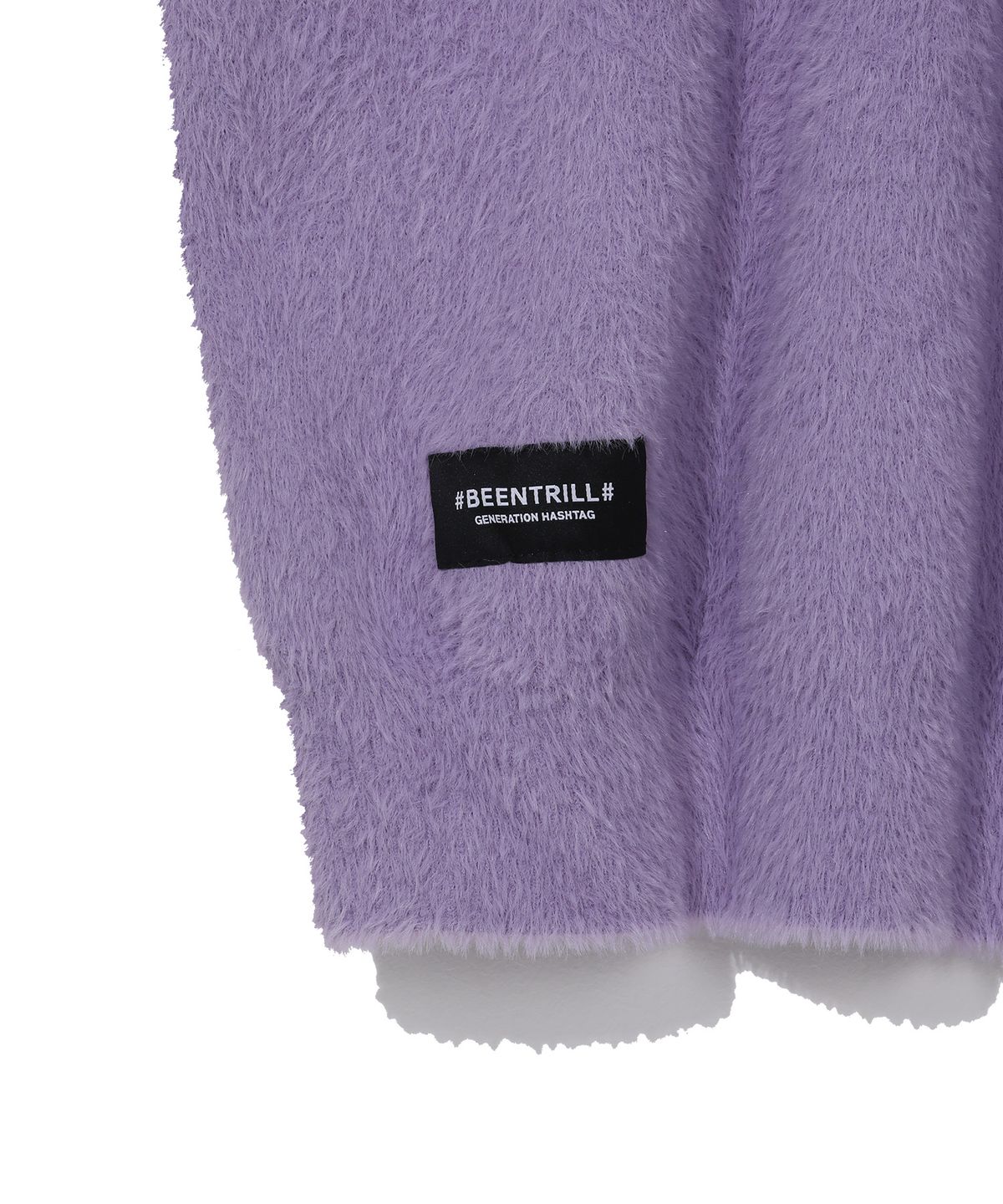 빈트릴(BEENTRILL) 빈트릴 헤어리 니트(퍼플)