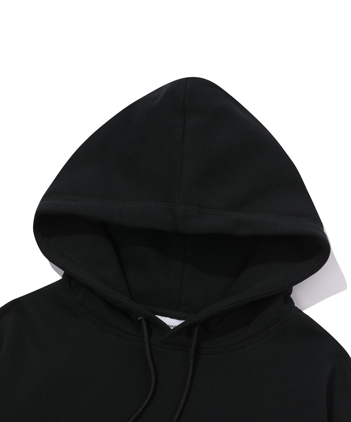 빈트릴(BEENTRILL) 드리피 해시태그 기모 후드(블랙)
