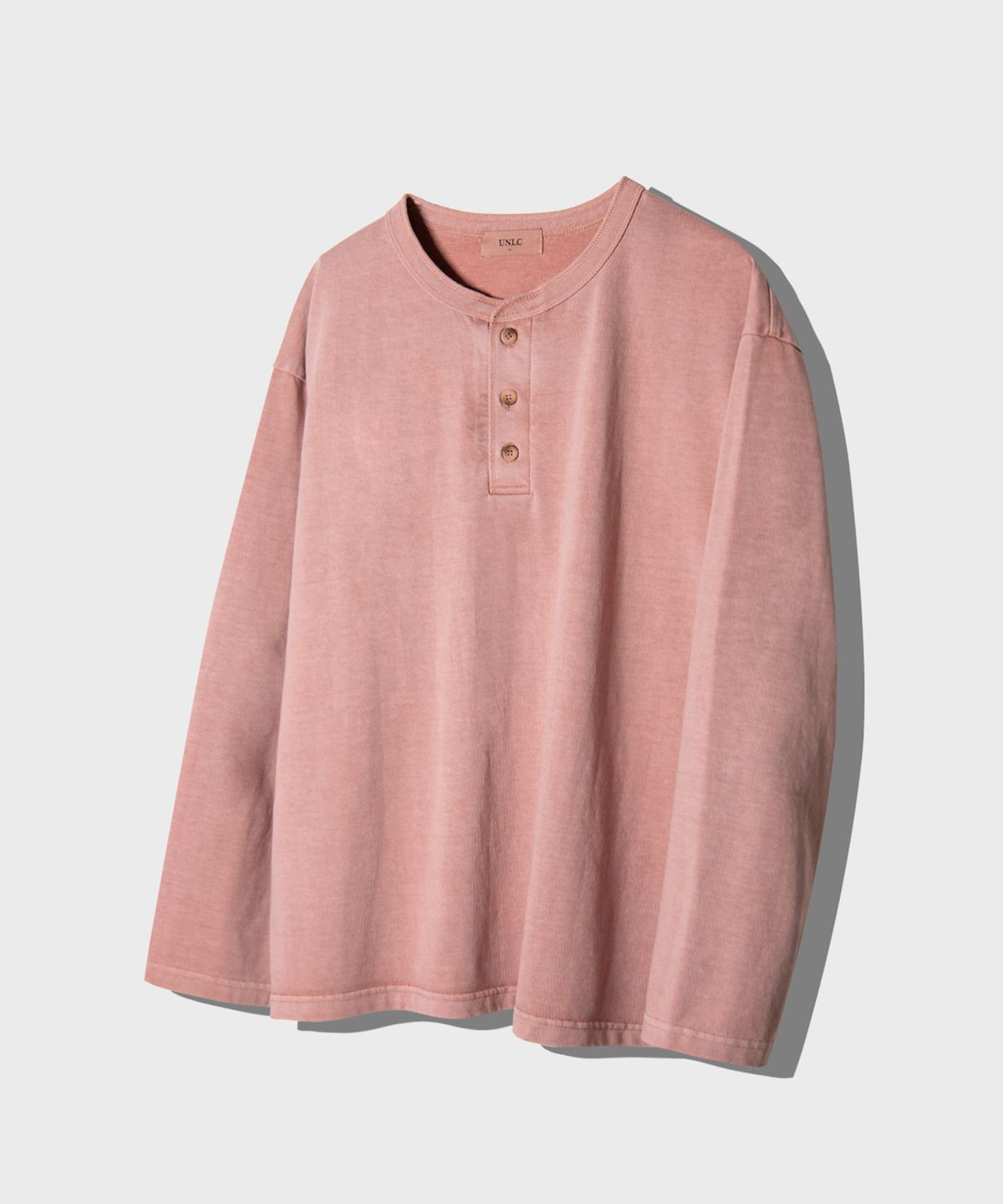 유앤엘씨(UNLC) Vintage Washed Long Sleeve Hanley Neck 5color