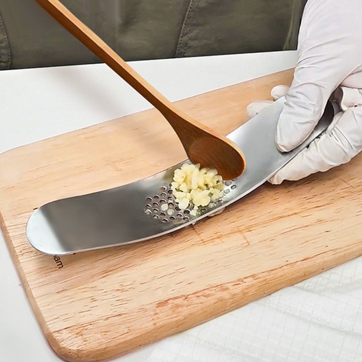 키친구(KITCHENGU) 마늘 다지기 으깨기 찧기 빻기 스텐 짜개