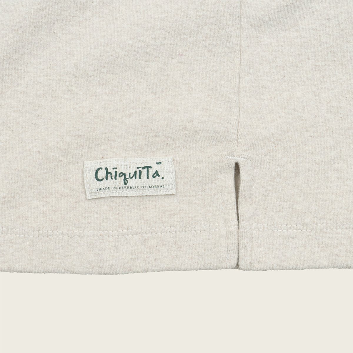 치키타(CHIQUITA) 하프터틀 스웨트셔츠 (코튼 냅핑) 오트밀 244603SOT