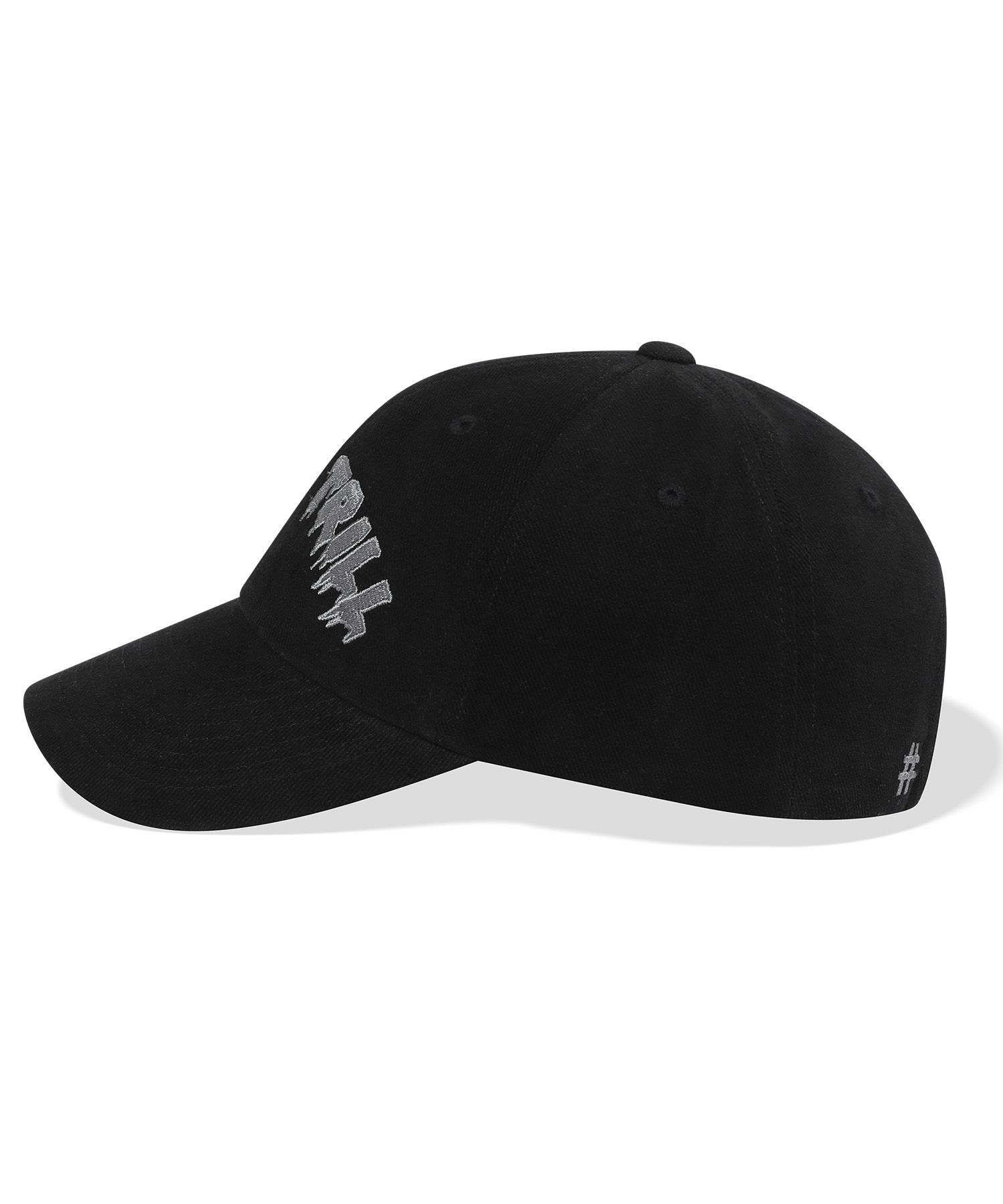 MUSINSA | beentrillgolf Drippy Arch Logo Ball Cap (Black)