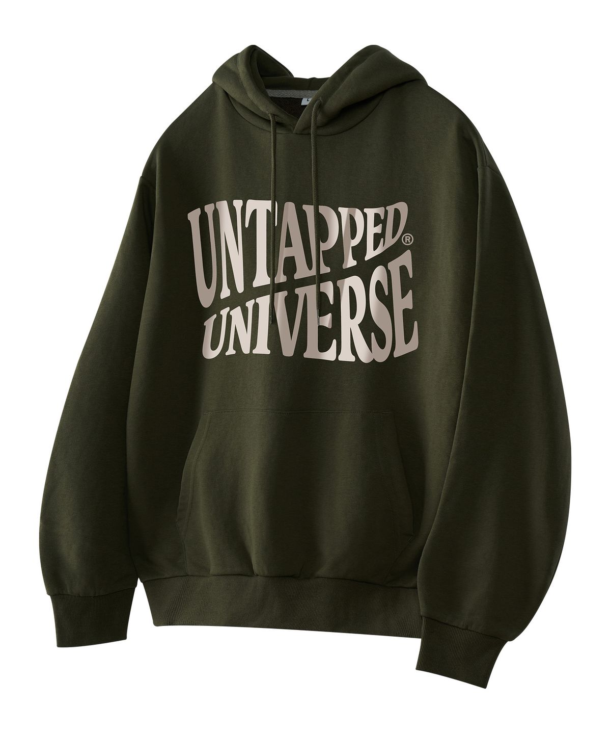 언탭트 스튜디오(UNTAPPED STUDIO) 유니버스 플래그 스웨트 오버핏 후드티셔츠 5Color