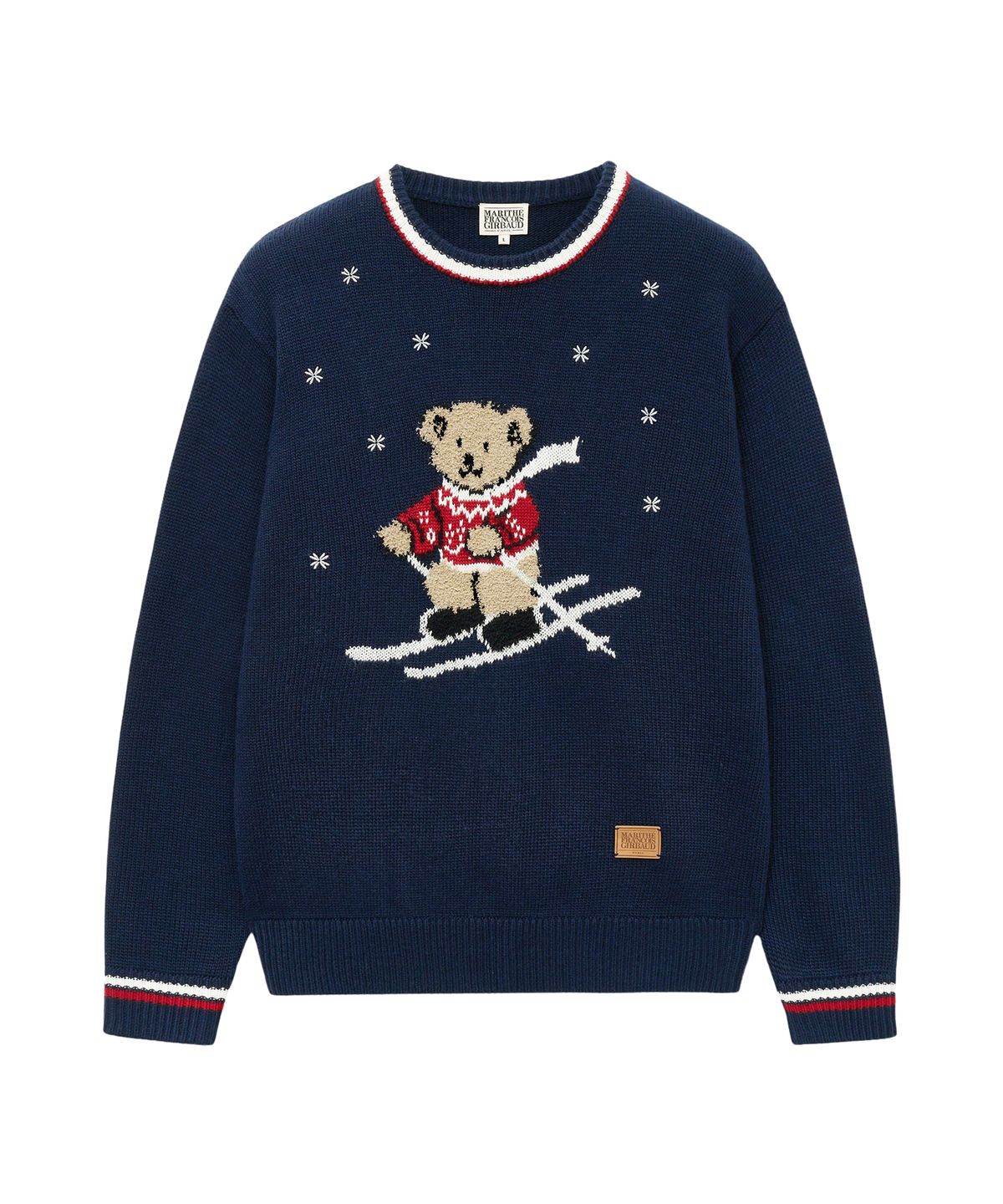 마리떼 프랑소와 저버(MARITHÉ + FRANҪOIS GIRBAUD) SKI BEAR SWEATER navy