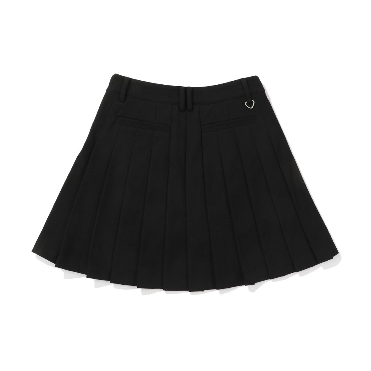 말본 골프(MALBON GOLF) 울 라이크 플리츠 스커트 BLACK (WOMAN)