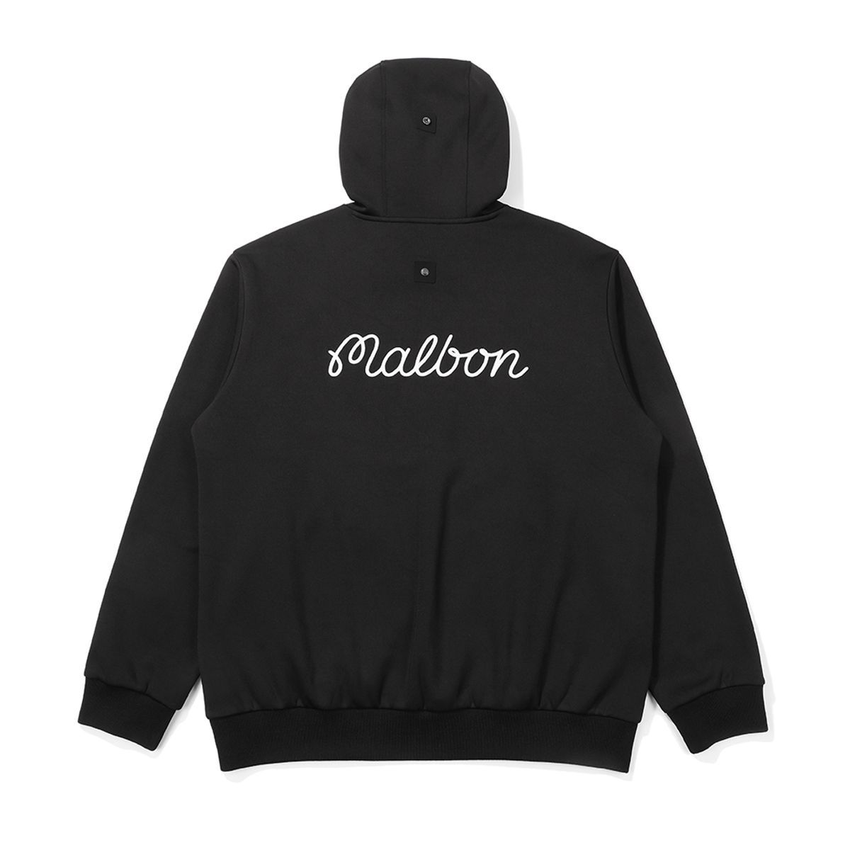 말본 골프(MALBON GOLF) 말본 스크립트 경량 후드 MTM BLACK