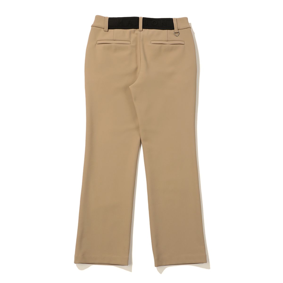말본 골프(MALBON GOLF) 기모 본딩 스트레이트 핏 팬츠 BEIGE (WOMAN)