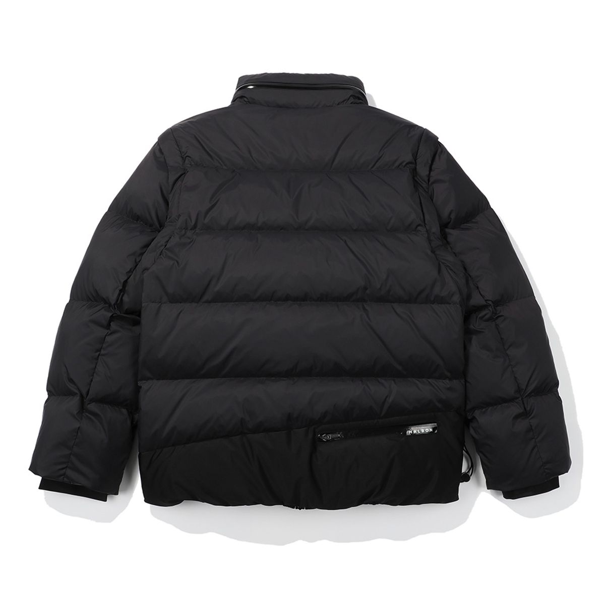 말본 골프(MALBON GOLF) 소매 디테처블 구스다운 자켓 BLACK (MAN)
