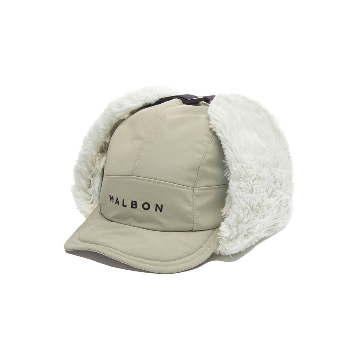 말본 골프(MALBON GOLF) 페이크퍼 플리스 캡 BEIGE