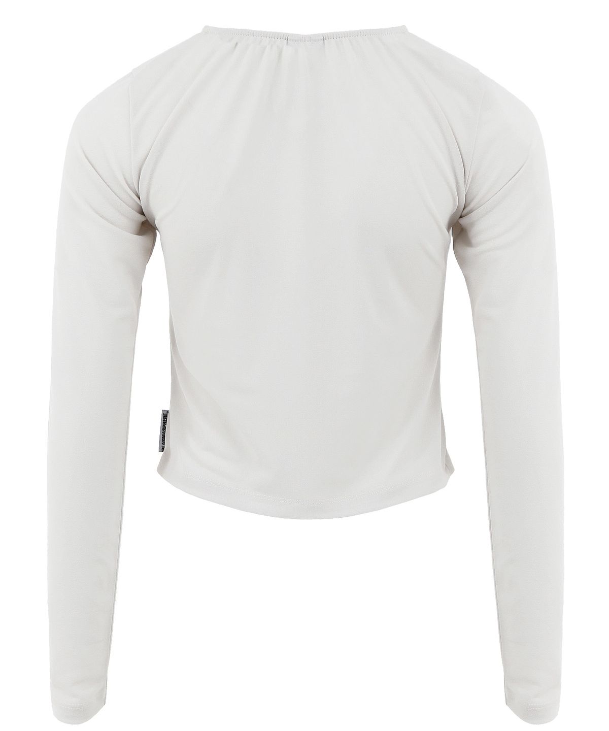 플라즈마스페어(PLASMA SPHERE) GROOVE T-SHIRT IN IVORY (셔링 티셔츠)