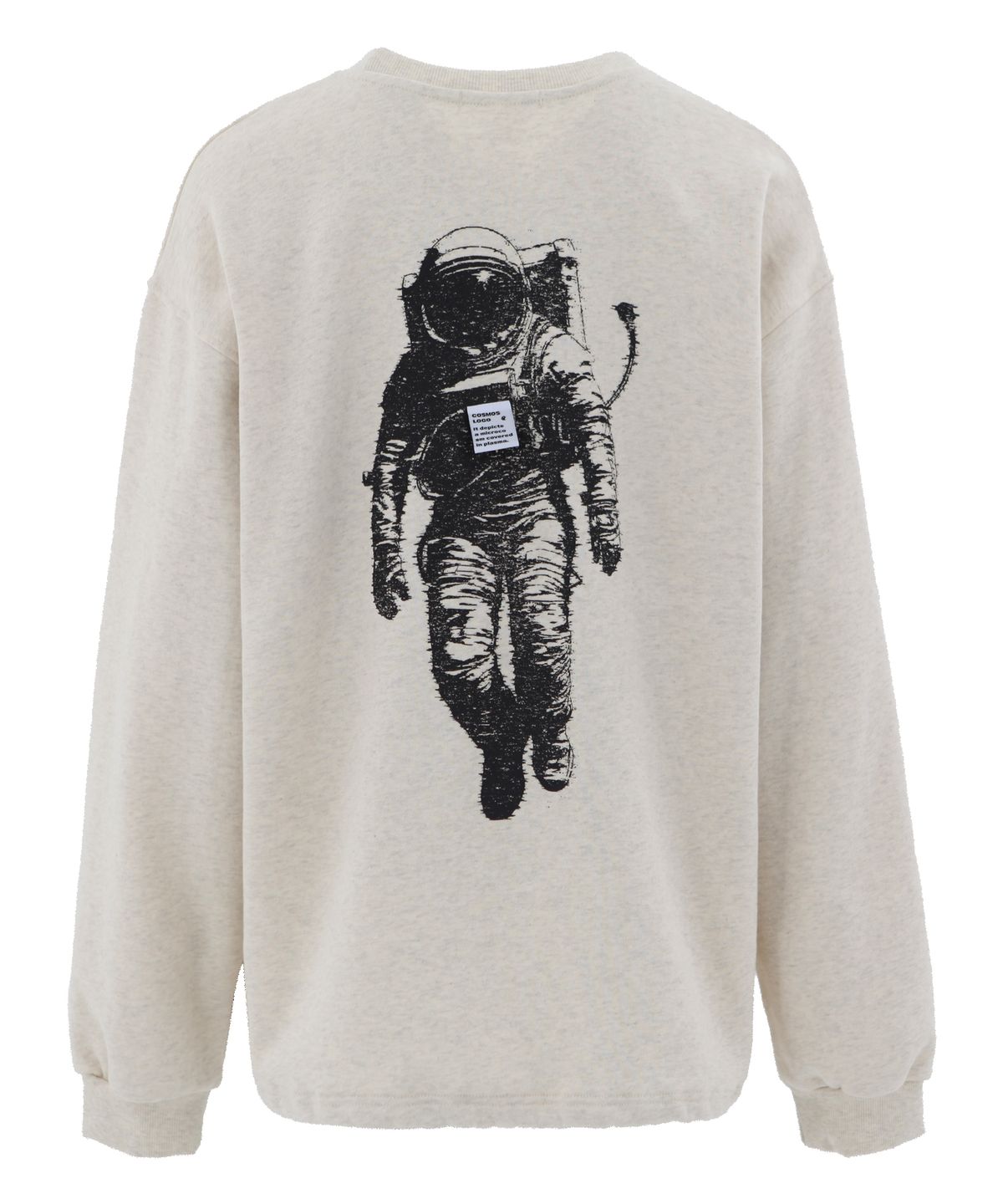 플라즈마스페어(PLASMA SPHERE) COSMOS T-SHIRT IN OATMEAL (기모 티셔츠)