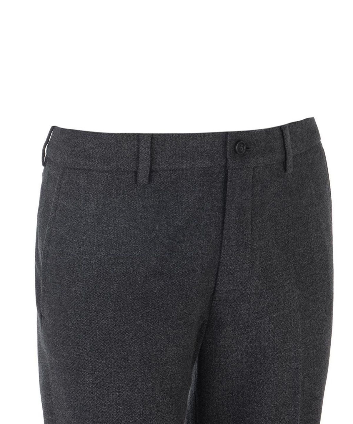 브룩스 브라더스(BROOKS BROTHERS) 23FW 플란넬 스트레치 치노 팬츠 (챠콜) (BBPCMB0024VDW)