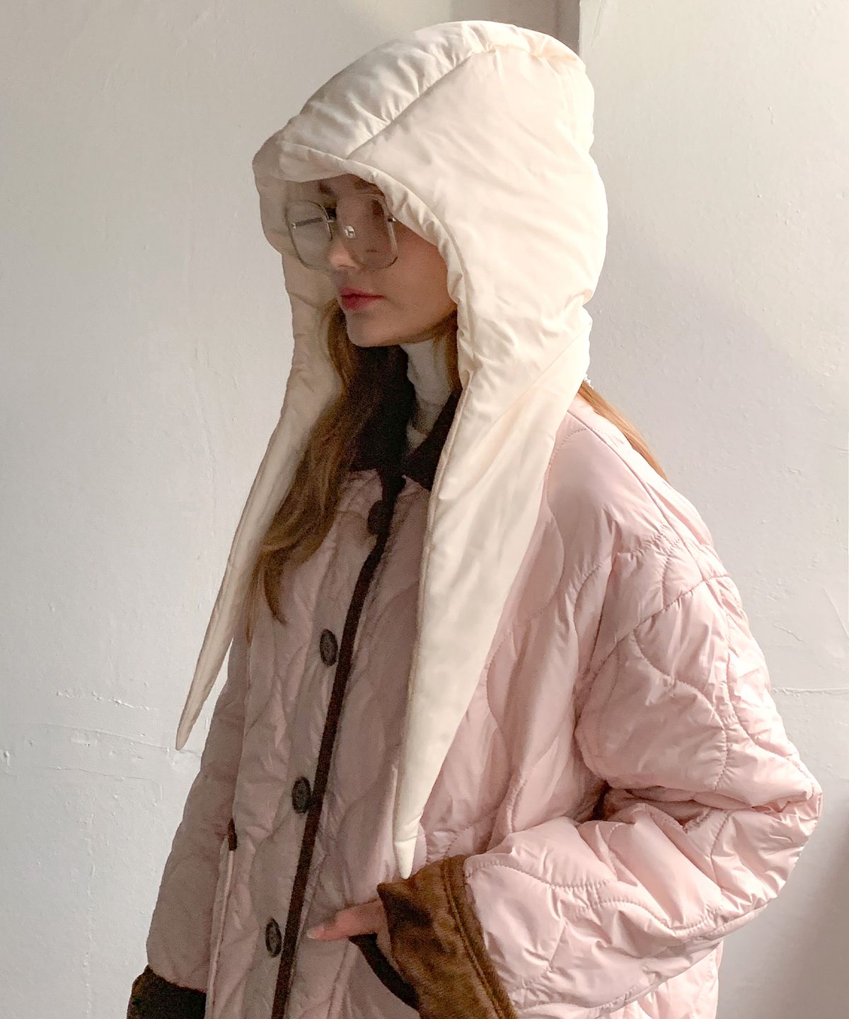 바스카라(VASCARA) 패딩 귀도리 모자 (3colors)