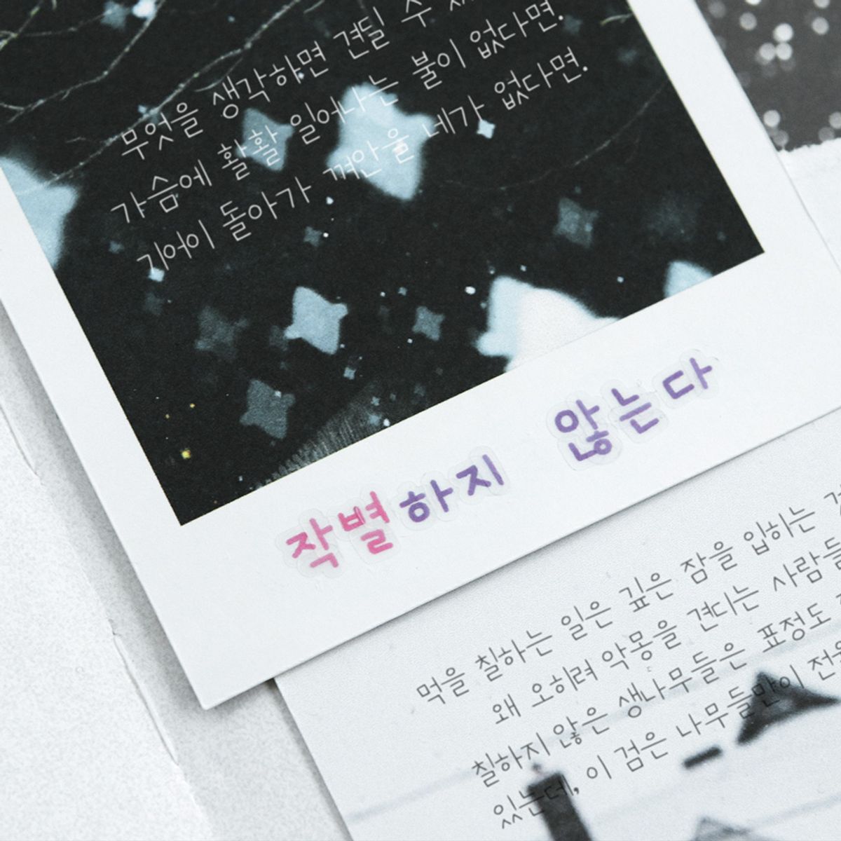 아이코닉(ICONIC) [2PACK] 두들 한글 키스컷 테이프 2종 세트