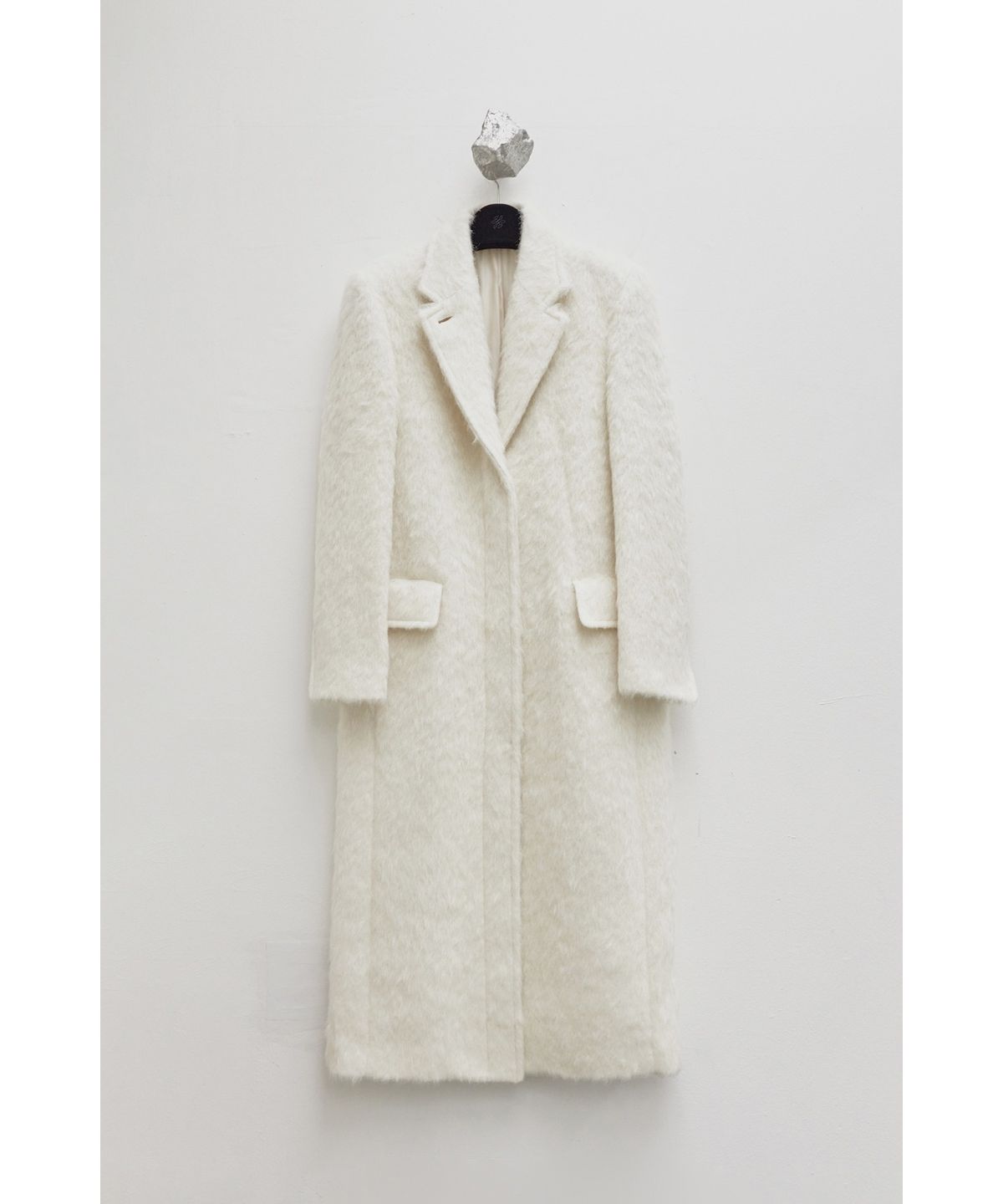 유스(YOUTH) Single Breasted Coat - Ivory
