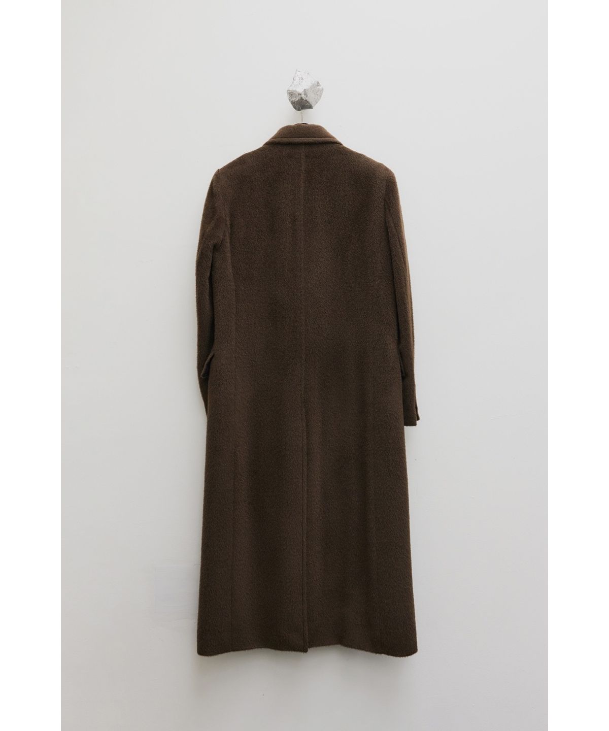 유스(YOUTH) Single Breasted Coat - Dark Brown