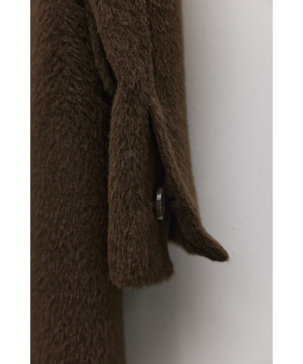 유스(YOUTH) Single Breasted Coat - Dark Brown