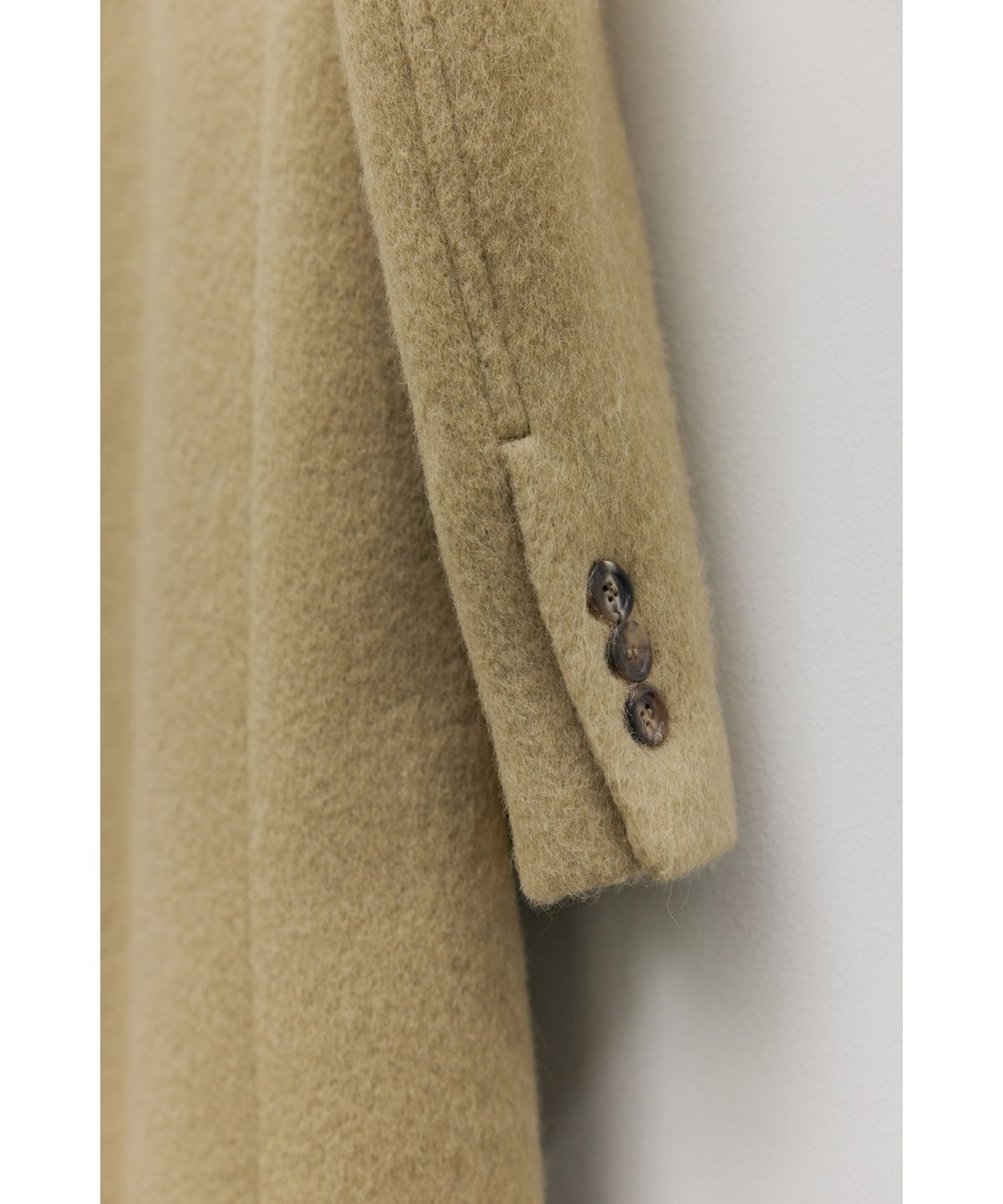 유스(YOUTH) Oversized Double Breasted Coat - Beige