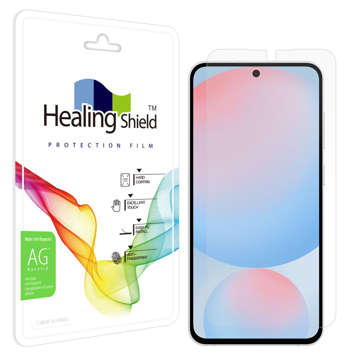 힐링쉴드(HEALINGSHIELD) 갤럭시S24 FE 저반사 지문방지 액정보호필름 1매