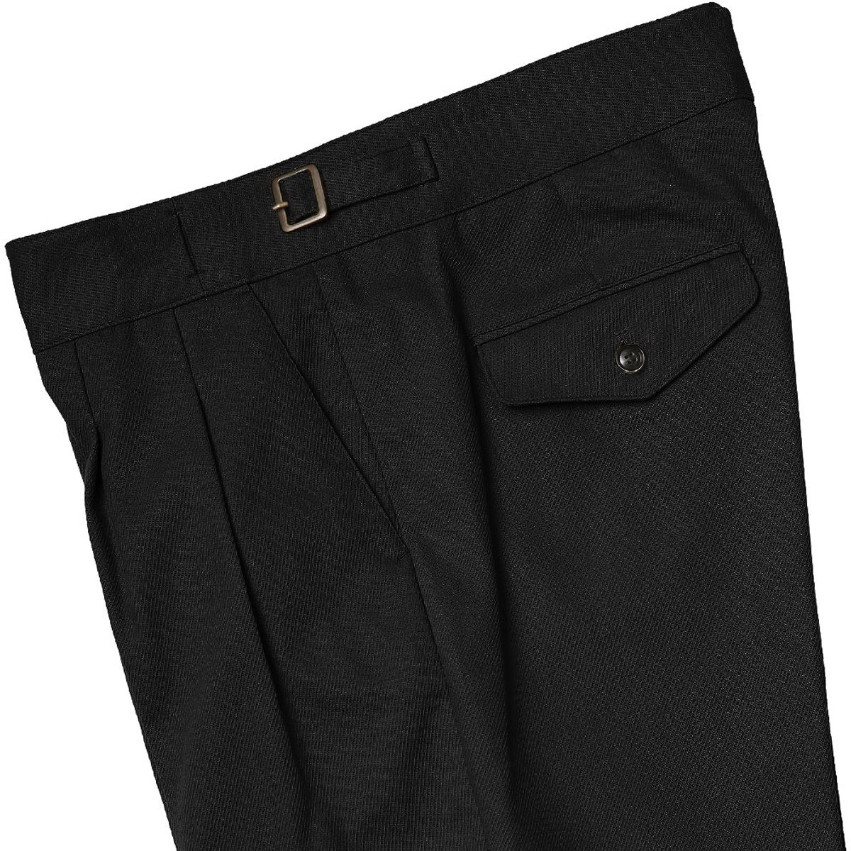 솔티(SORTIE) Cotton Gurkha Trousers (Black)