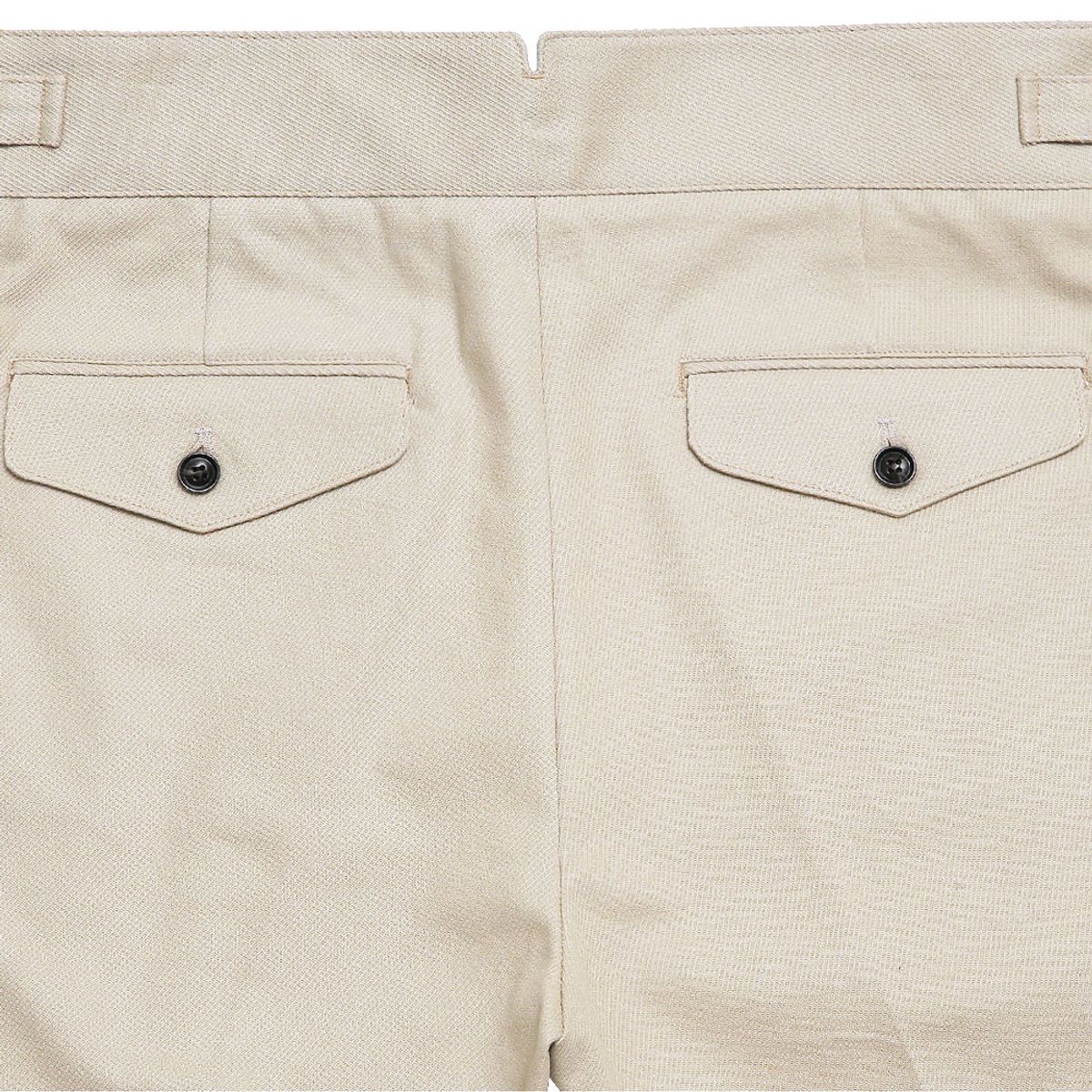 솔티(SORTIE) Cotton Gurkha Trousers (Ivory)