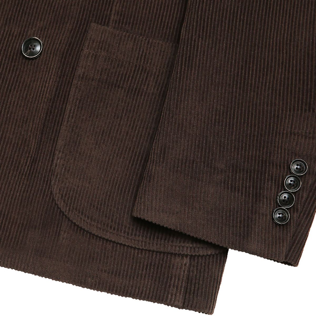 솔티(SORTIE) 6B Corduroy Washed Double Jacket (Brown)