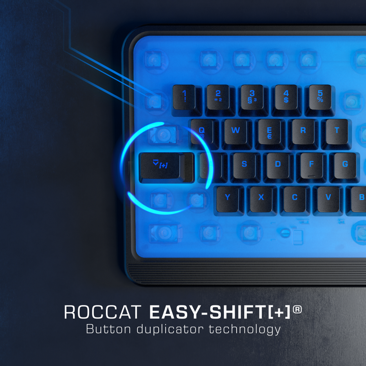로캣(ROCCAT) 마그마 Magma 저소음 멤브레인 RGB 게이밍 키보드 (영문 자판)