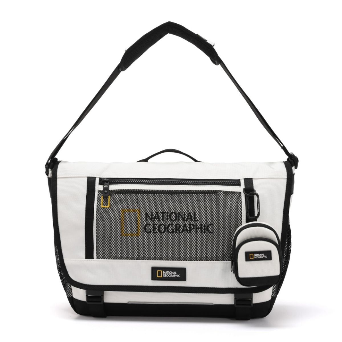 내셔널지오그래픽(NATIONALGEOGRAPHIC) N255ACR510 파치 메신저백 WHITE