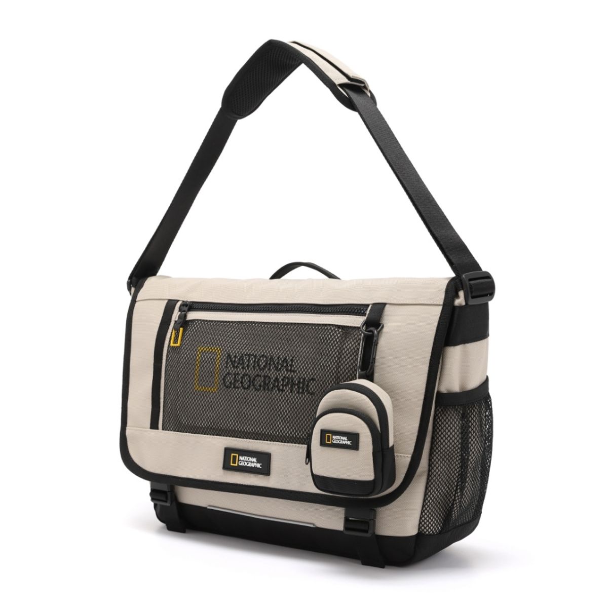 내셔널지오그래픽(NATIONALGEOGRAPHIC) N255ACR510 파치 메신저백 BEIGE