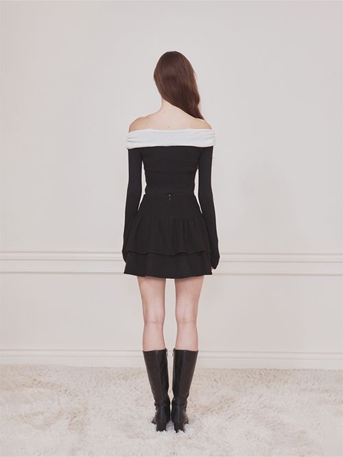 MUSINSA | NOT YOUR ROSE Blair Top (Black)
