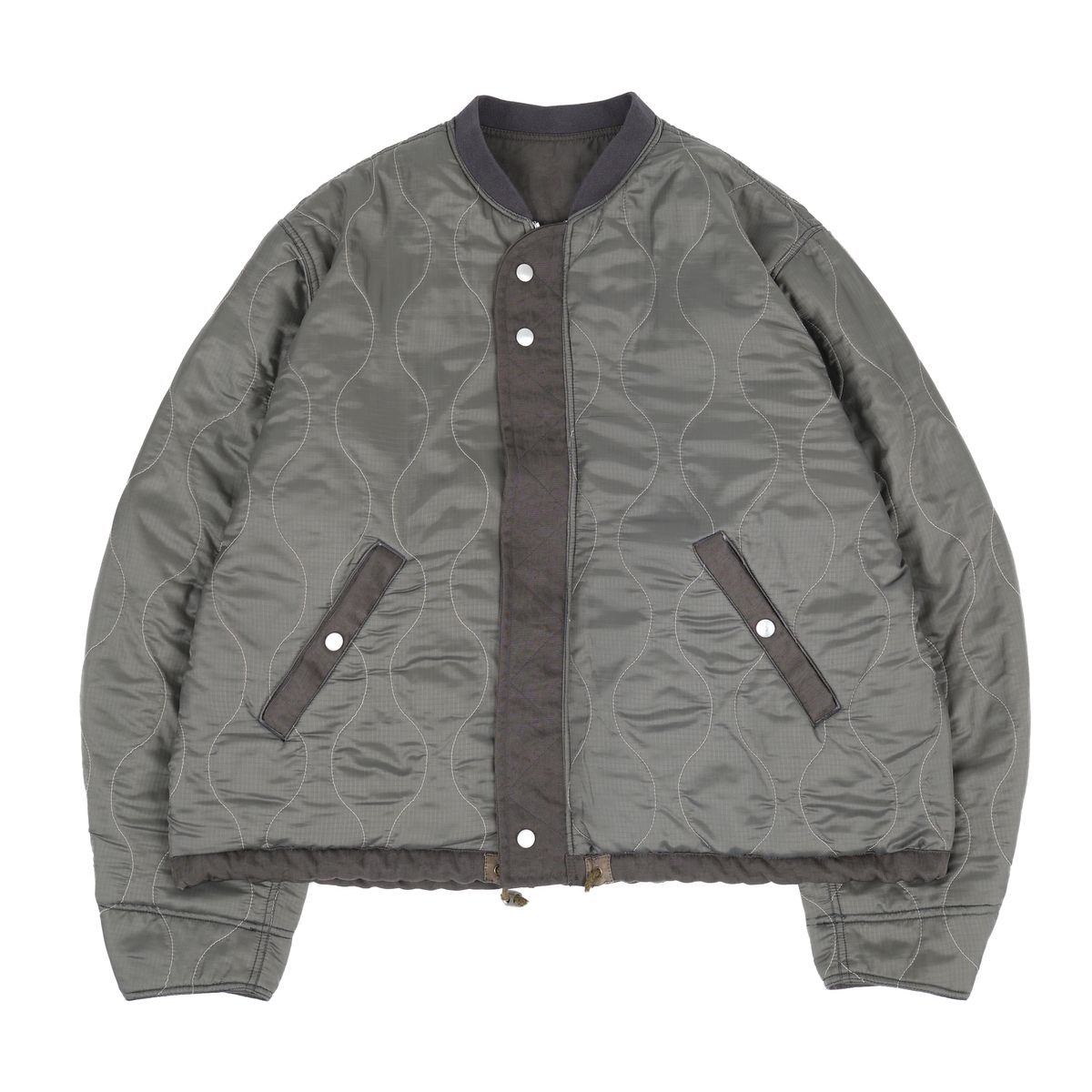 본로우(BONRROW) Reversible Padded Flight JK_Ash