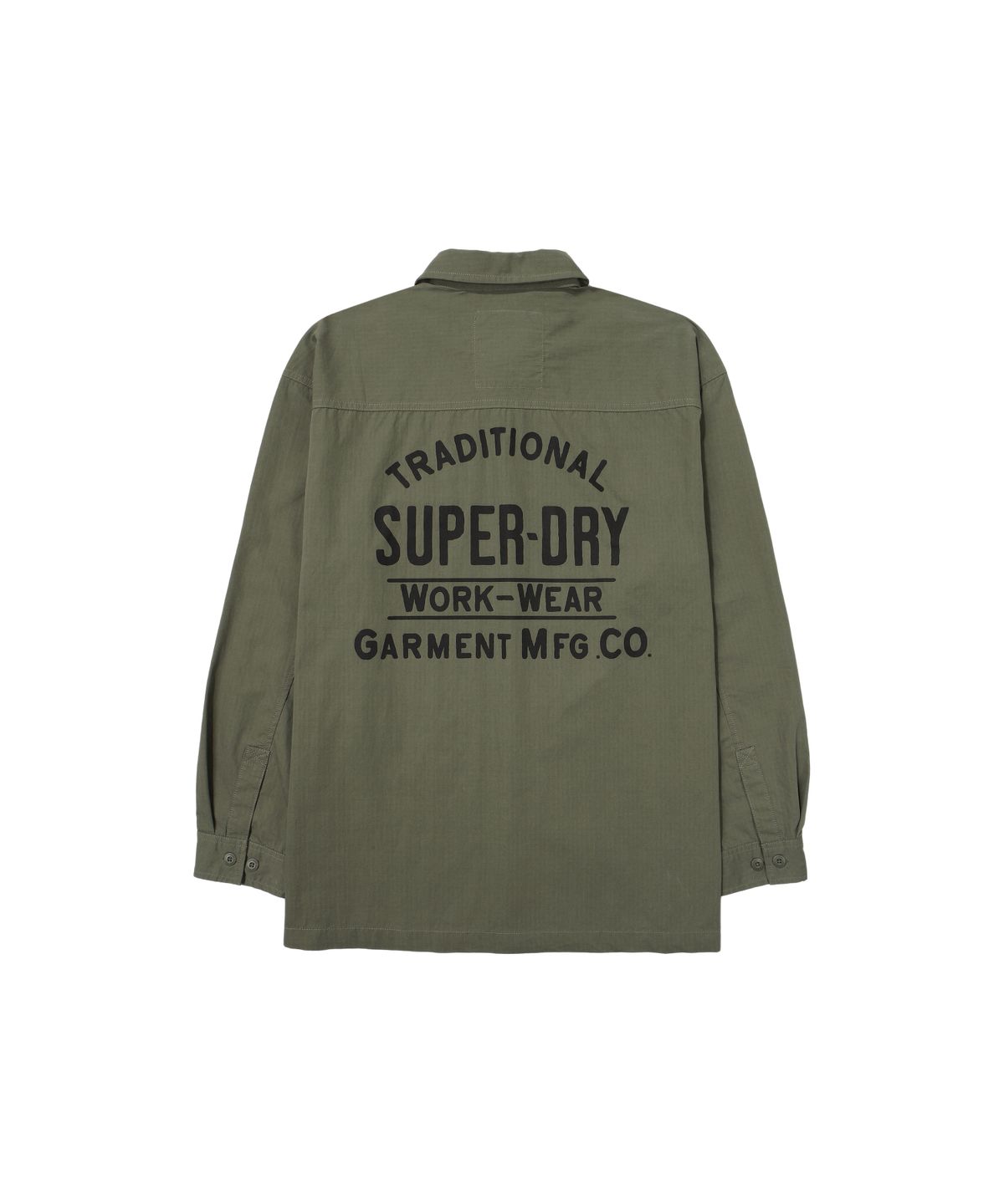 슈퍼드라이(SUPERDRY) 유틸리티 패치 워크셔츠 카키