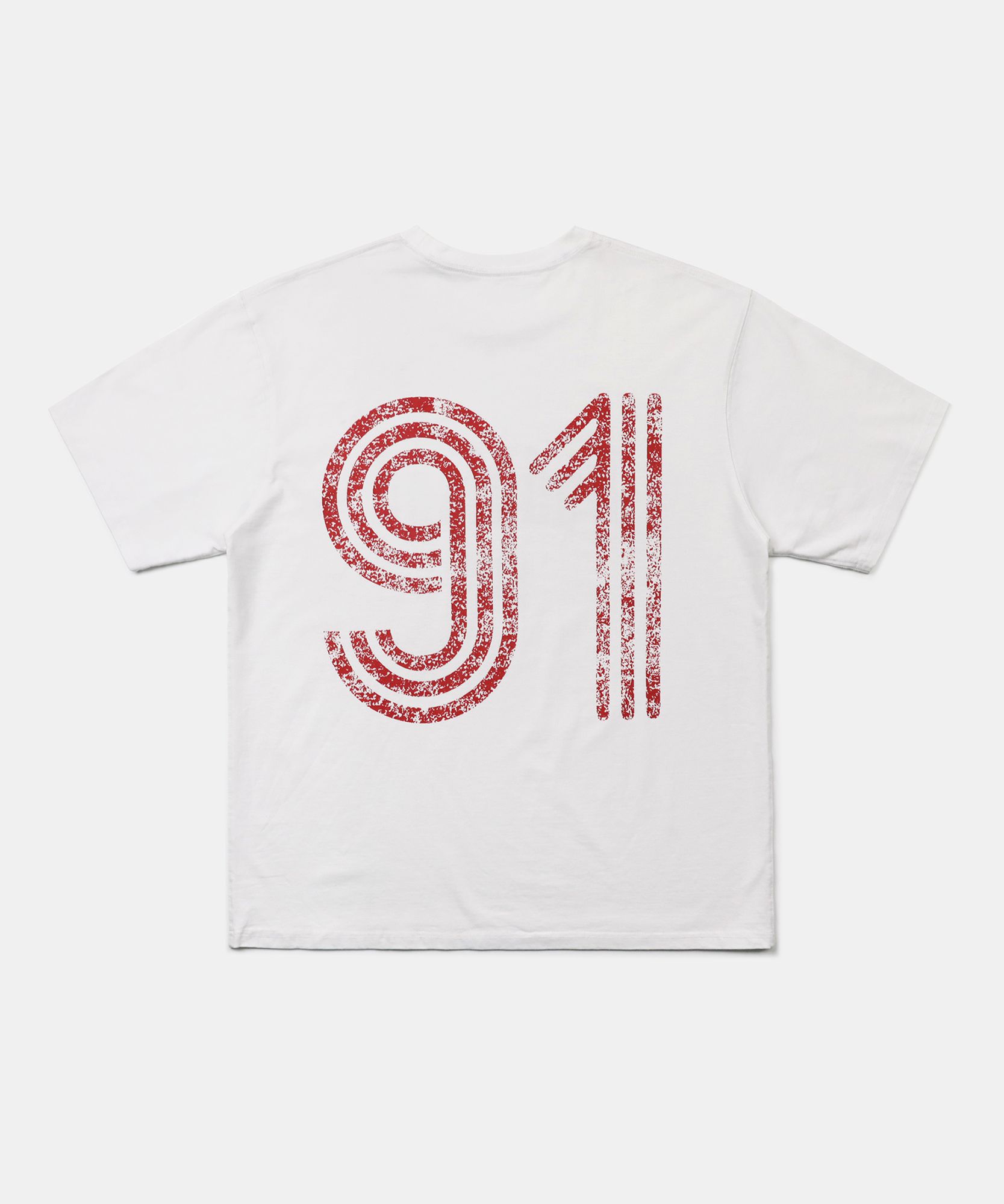 MUSINSA公式 | BADBLOOD Sun Faded 2 1/2 T-Shirt - White