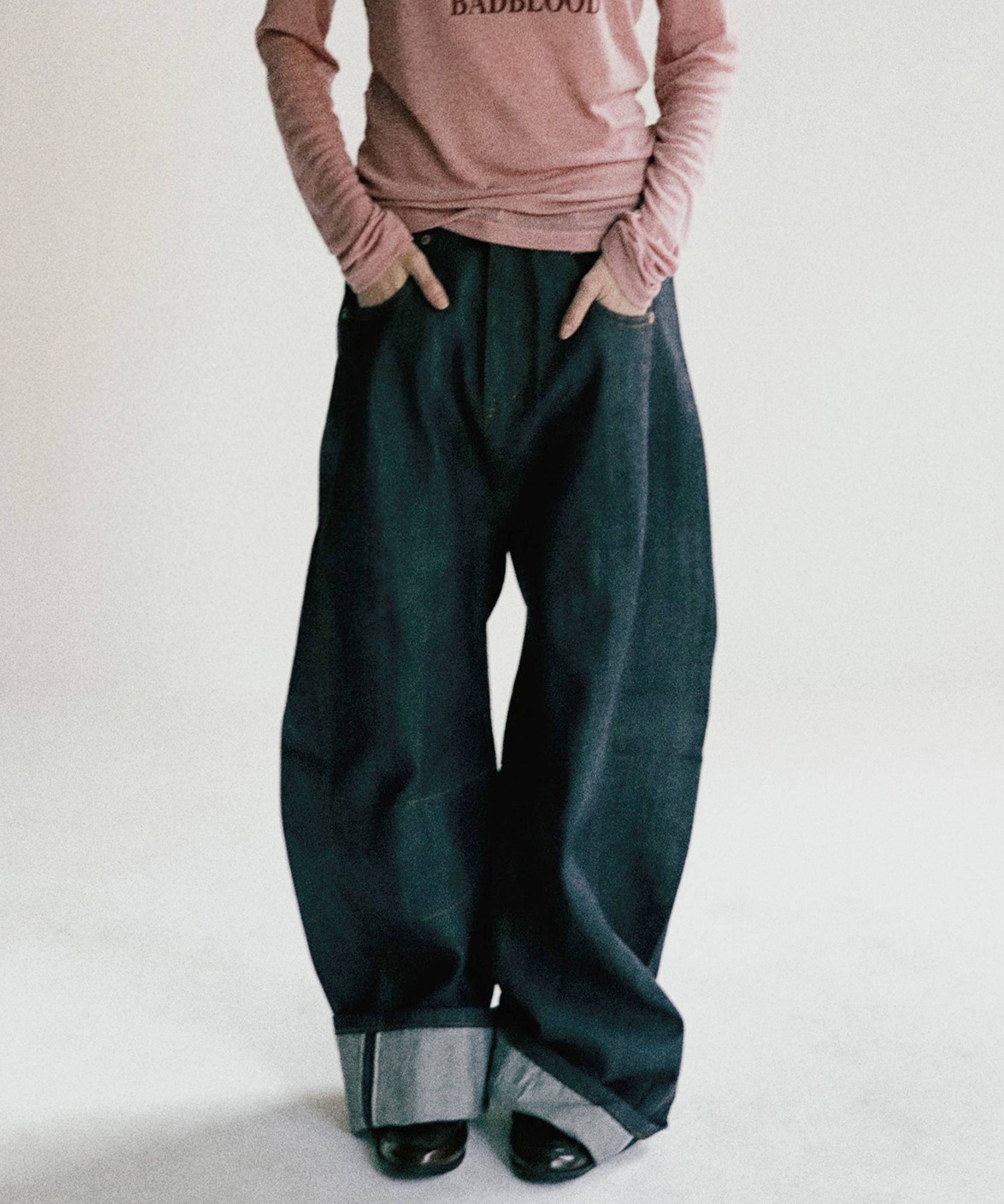 BADBLOOD Charlie Selvage Barrel jeans