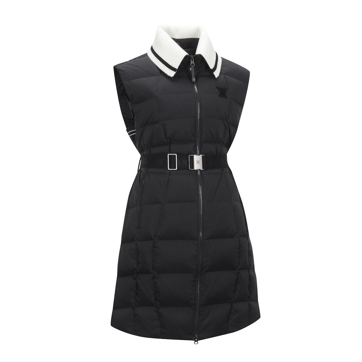 어뉴골프(ANEW GOLF) W HIGH NECK LONG DOWN VT_BK