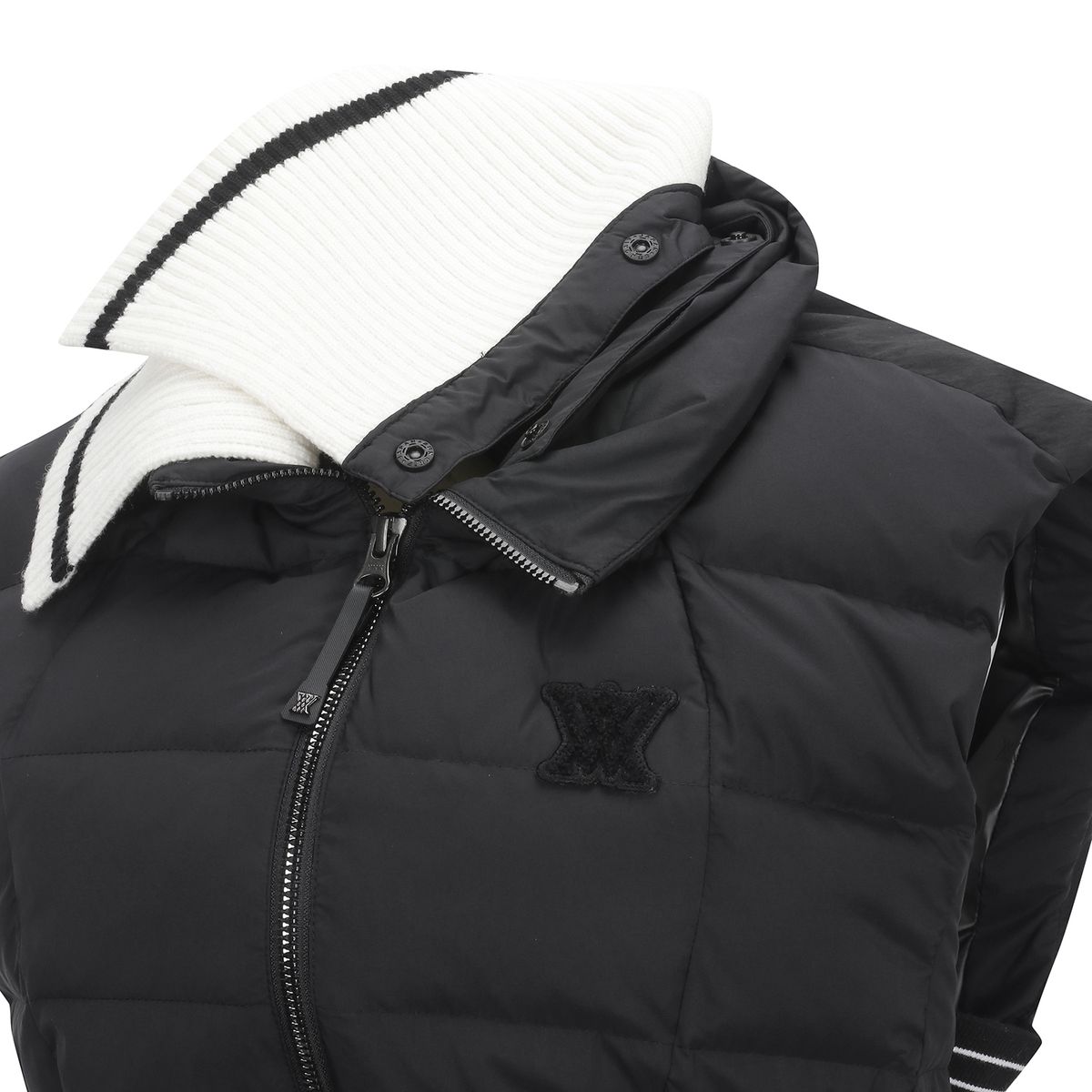 어뉴골프(ANEW GOLF) W HIGH NECK LONG DOWN VT_BK