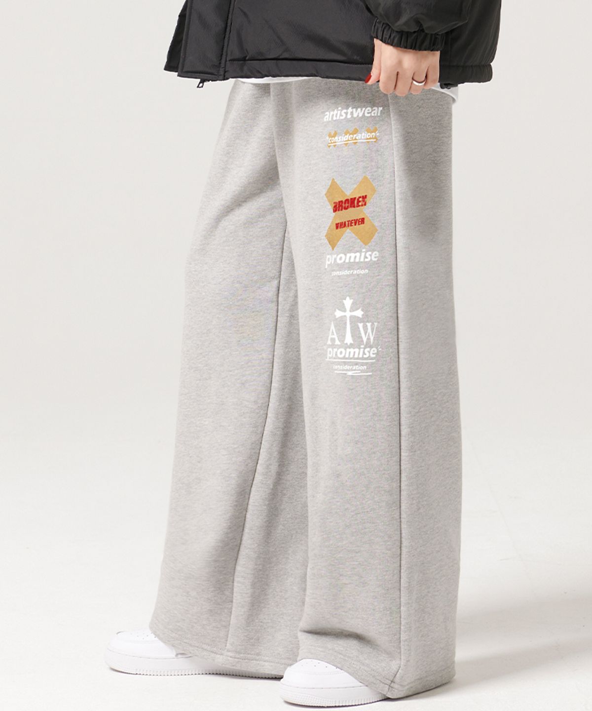 아티스트웨어(ARTISTWEAR) [ATW] 프로미스 와이드밴딩팬츠