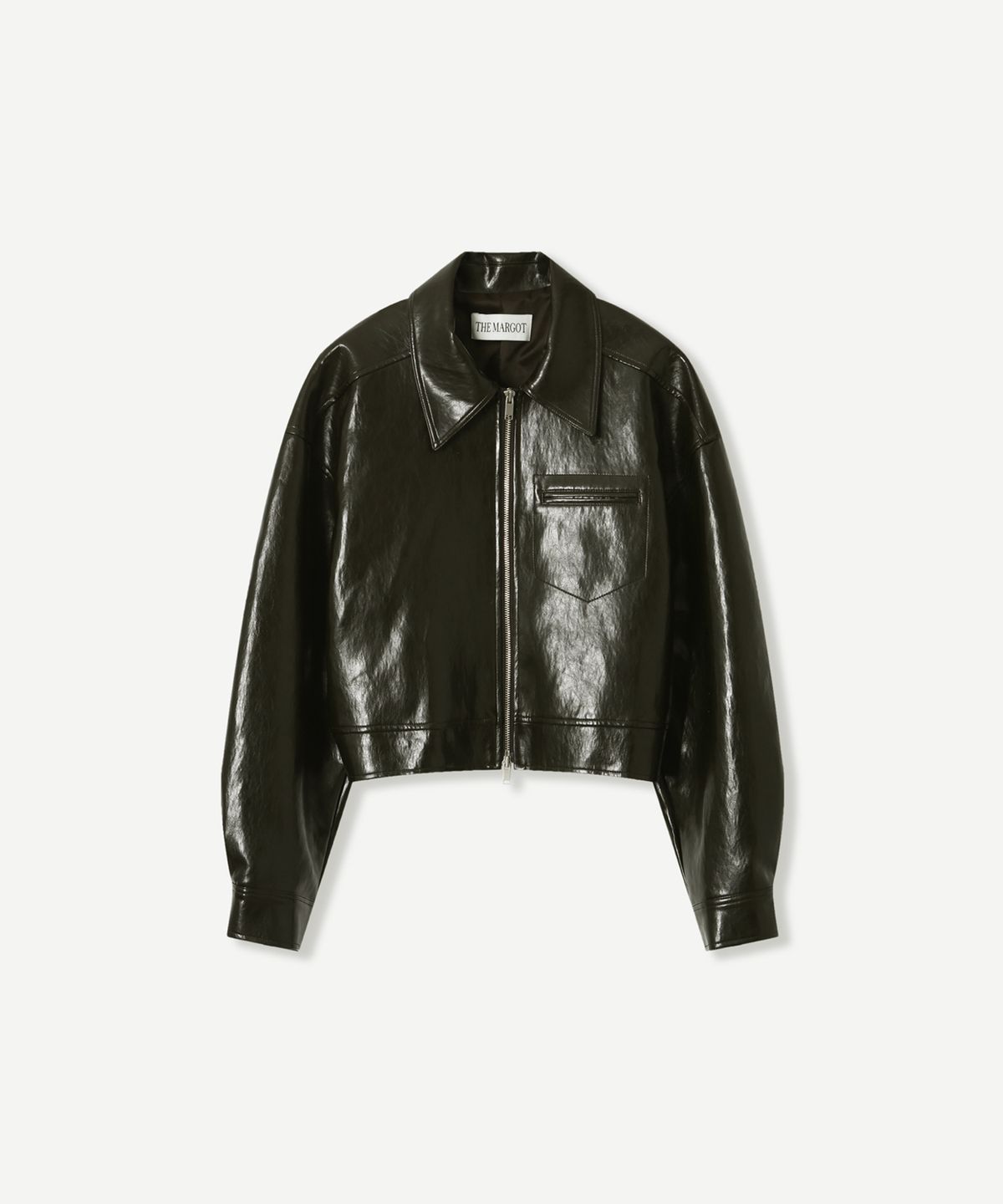 더마고(THEMARGOT) MARGOT VEGAN LEATHER JK (BROWN)