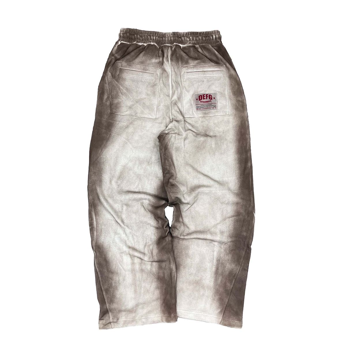 데프가먼츠(DEFGARMENTS) 더티워싱 스웨트팬츠[브라운]