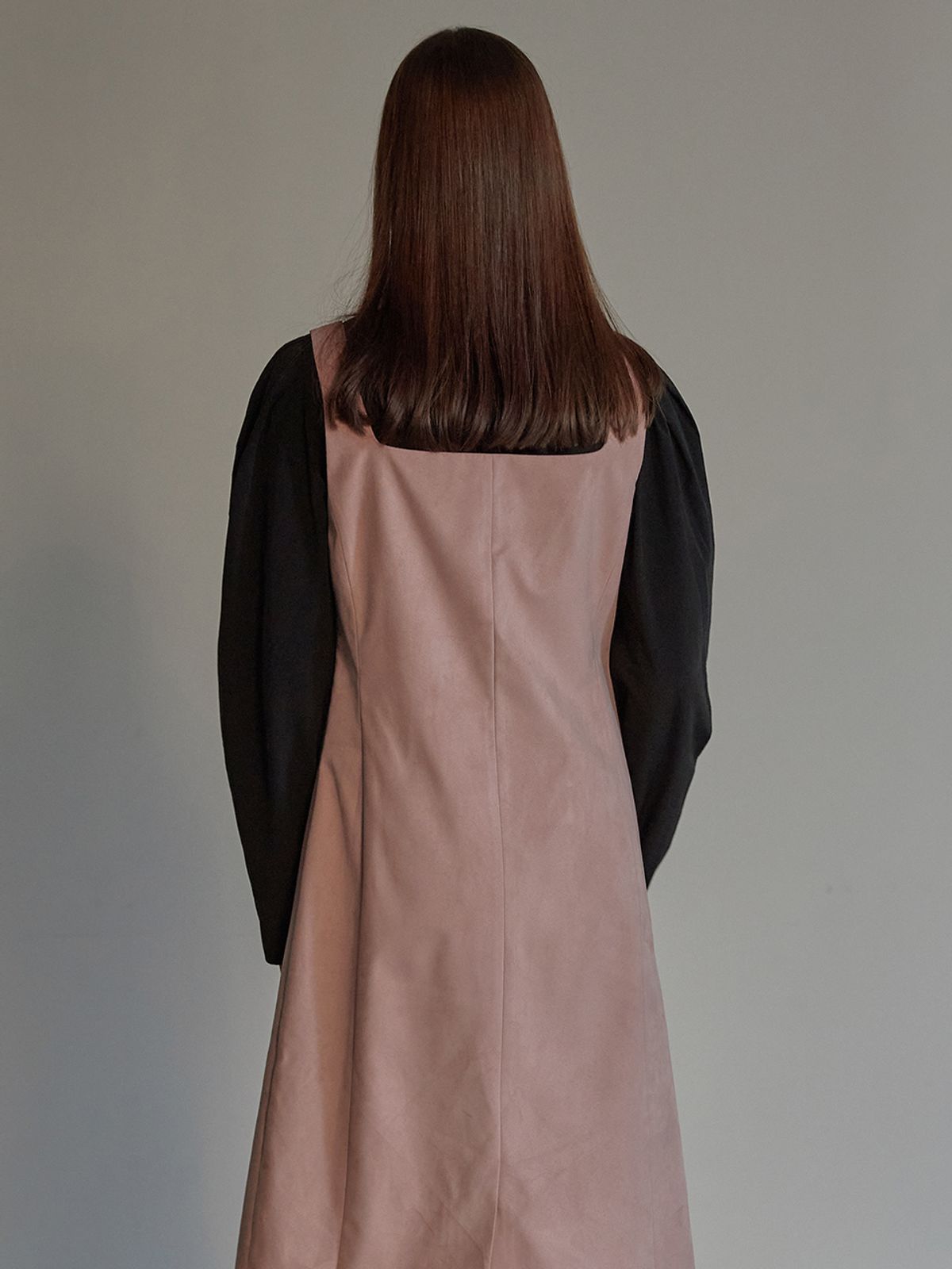 비뮤즈맨션(BEMUSE MANSION) Ribbon point scarf blouse - Black