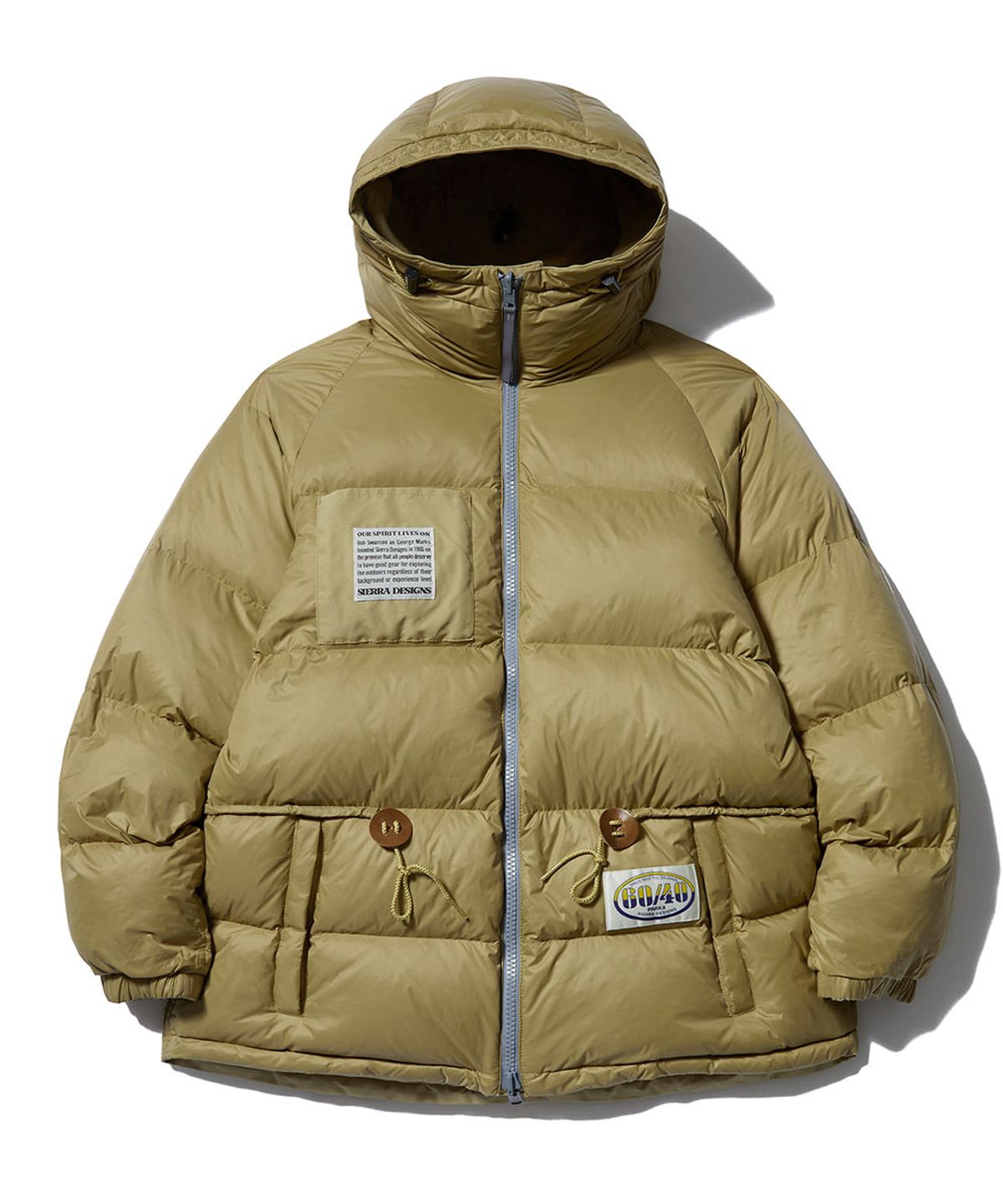 시에라디자인(SIERRA DESIGNS) W) 60/40 구스다운 리버서블 마운틴파카(MOUNTAIN PARKA) BEIGE