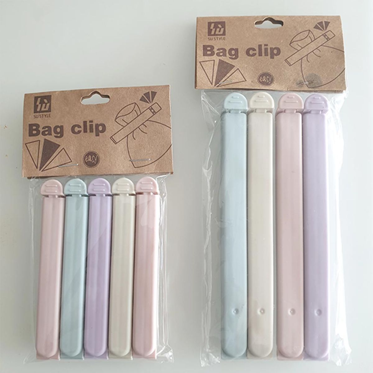 키친구(KITCHENGU) 봉지 비닐 밀봉집게 9P세트