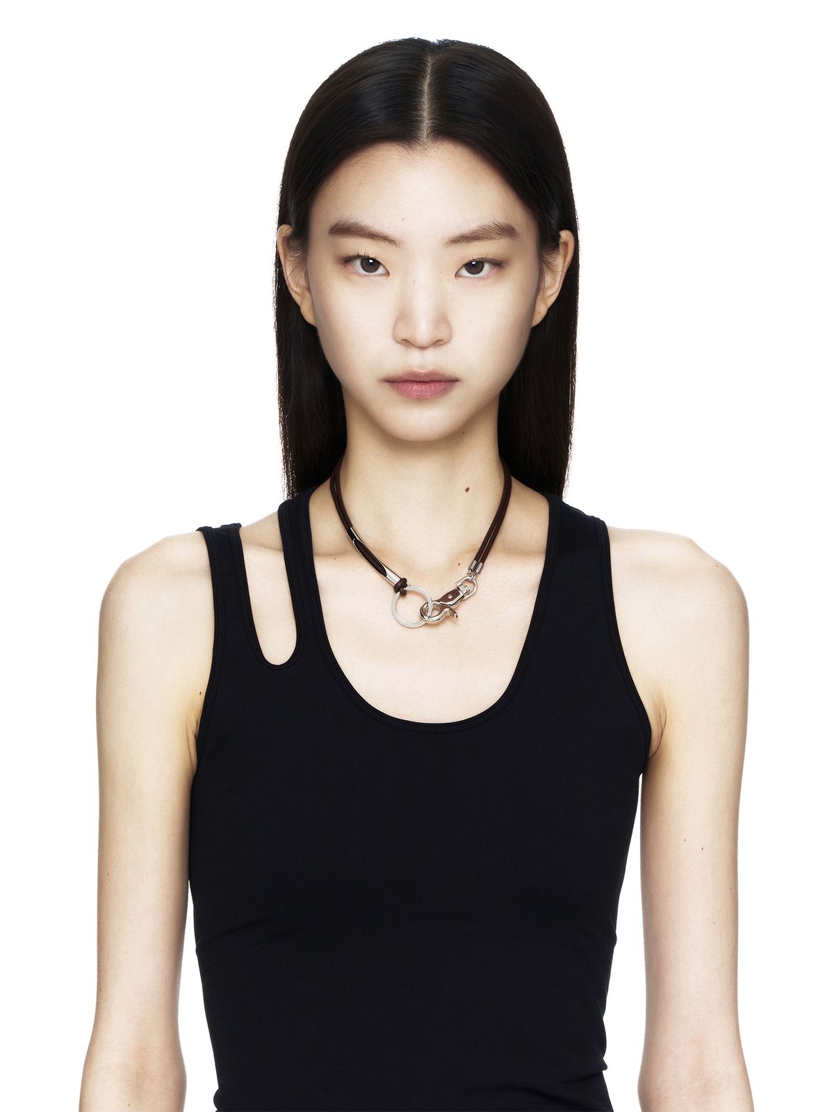 세이지가(SAGEGA) 3way Leather Necklace (Brown)
