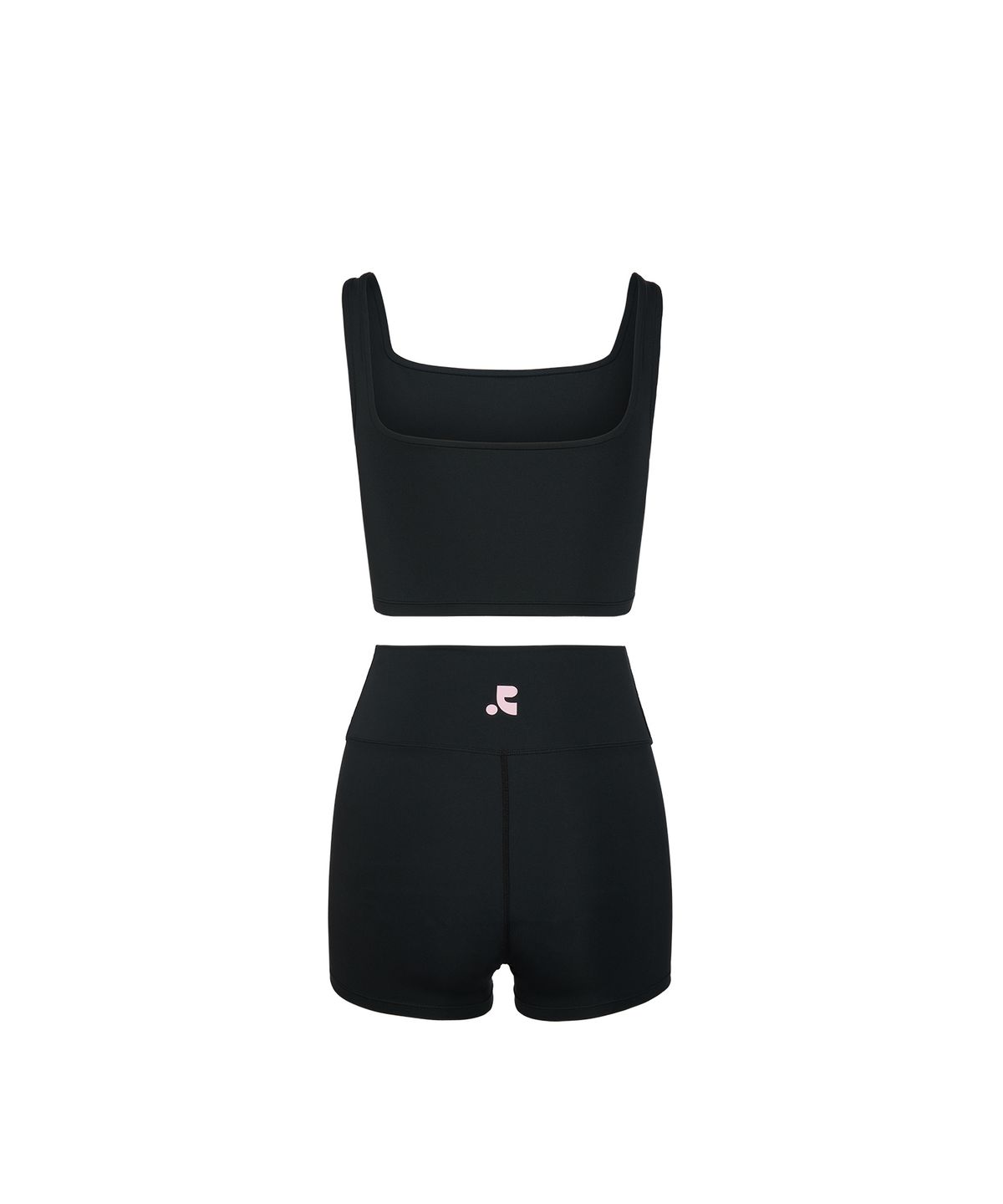 레스트앤레크레이션(REST&RECREATION) LOGO TOP + SHORTS SET - BLACK