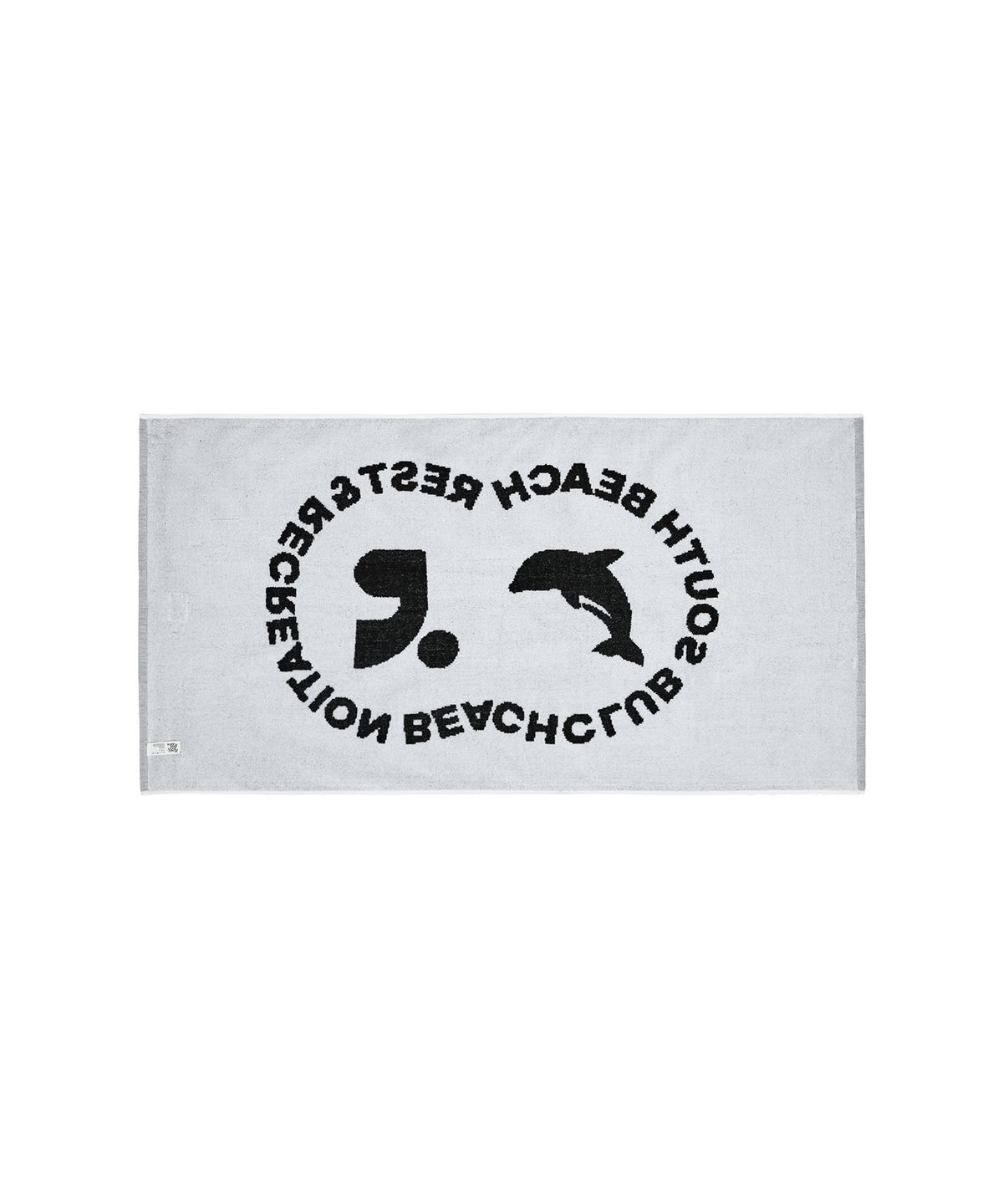 레스트앤레크레이션(REST&RECREATION) RR REVERSIBLE BEACH TOWEL - BLACK