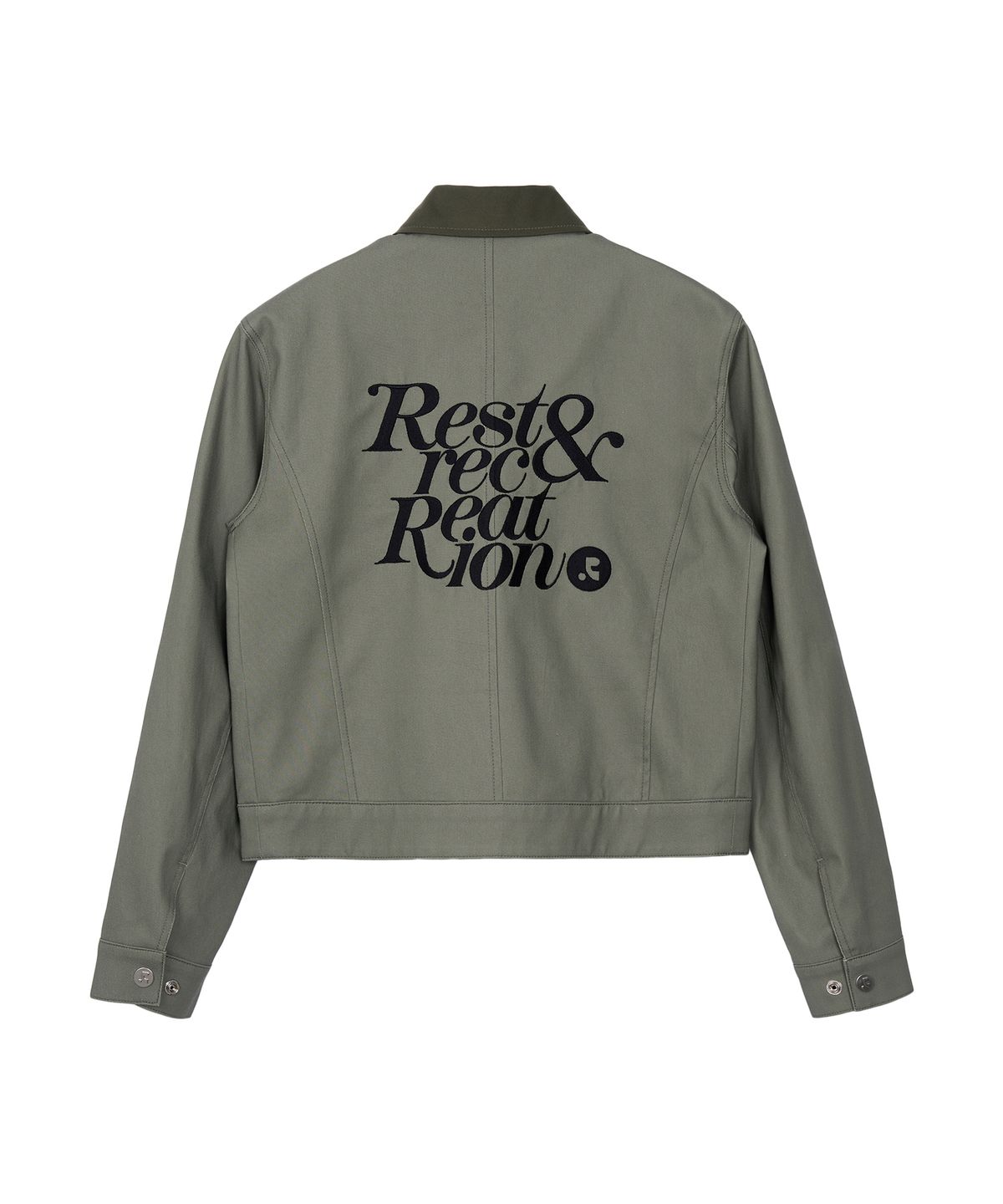레스트앤레크레이션(REST&RECREATION) RR PATCH COTTON JACKET - OLIVE
