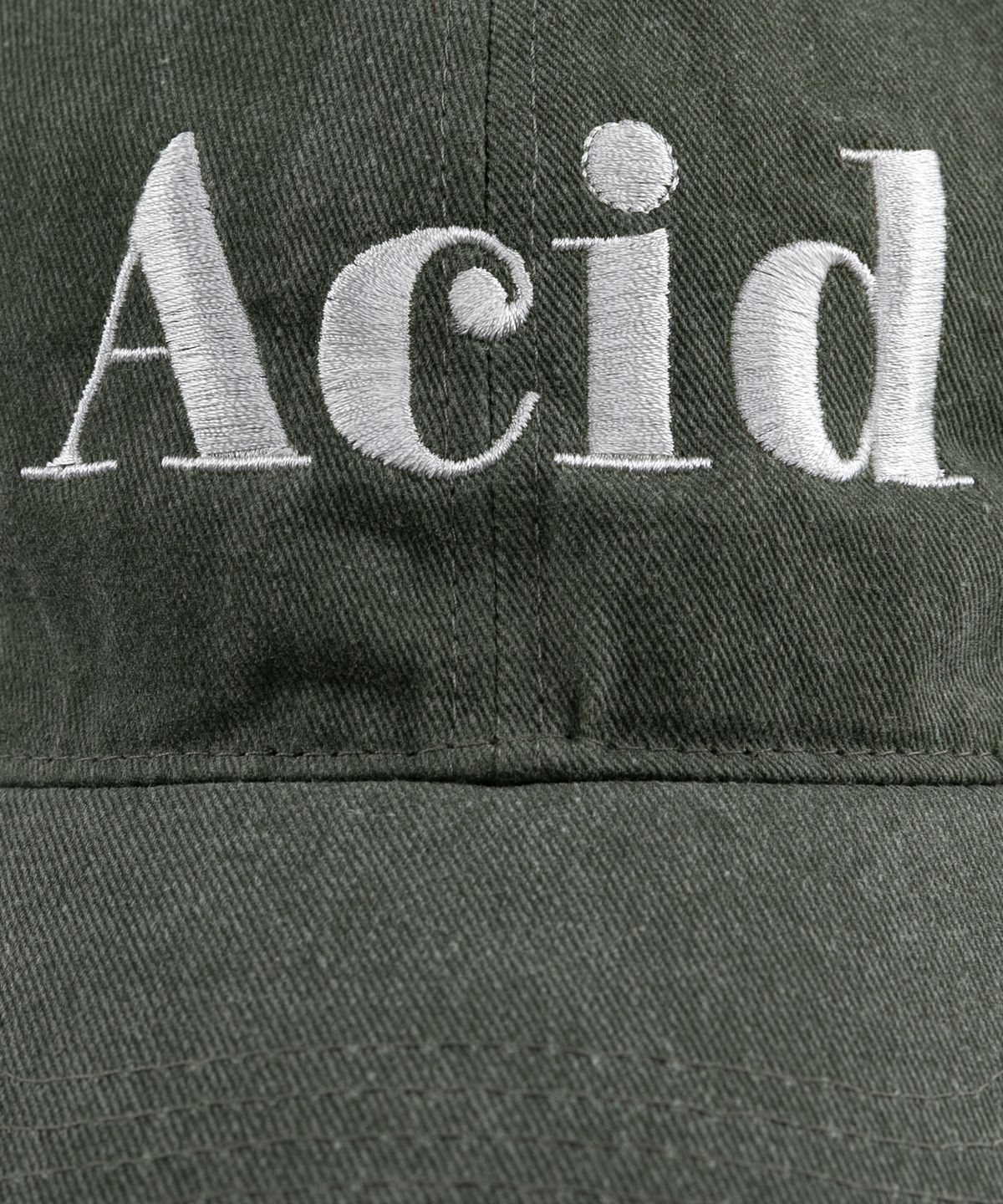 윅(WICK) ACID 피그먼트 볼캡-카키